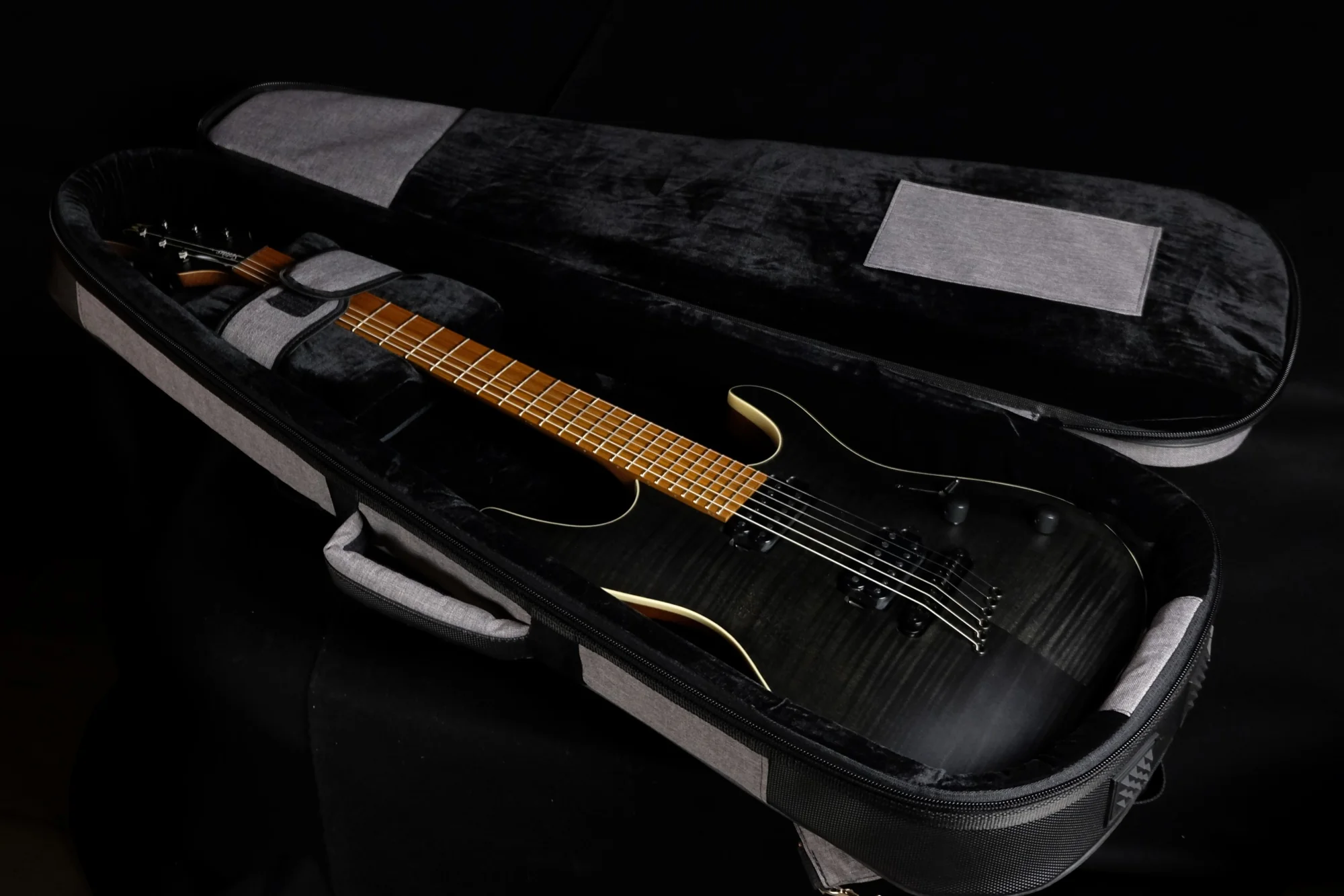 Mayones Setius 6 Trans Black Satine Finish Electric Guitar - Image 13