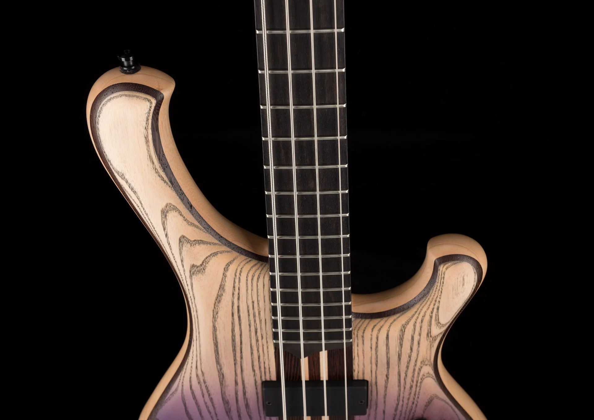Mayones Viking 4 String Bass Guitar Dirty Ash Purple Horizon - Image 3