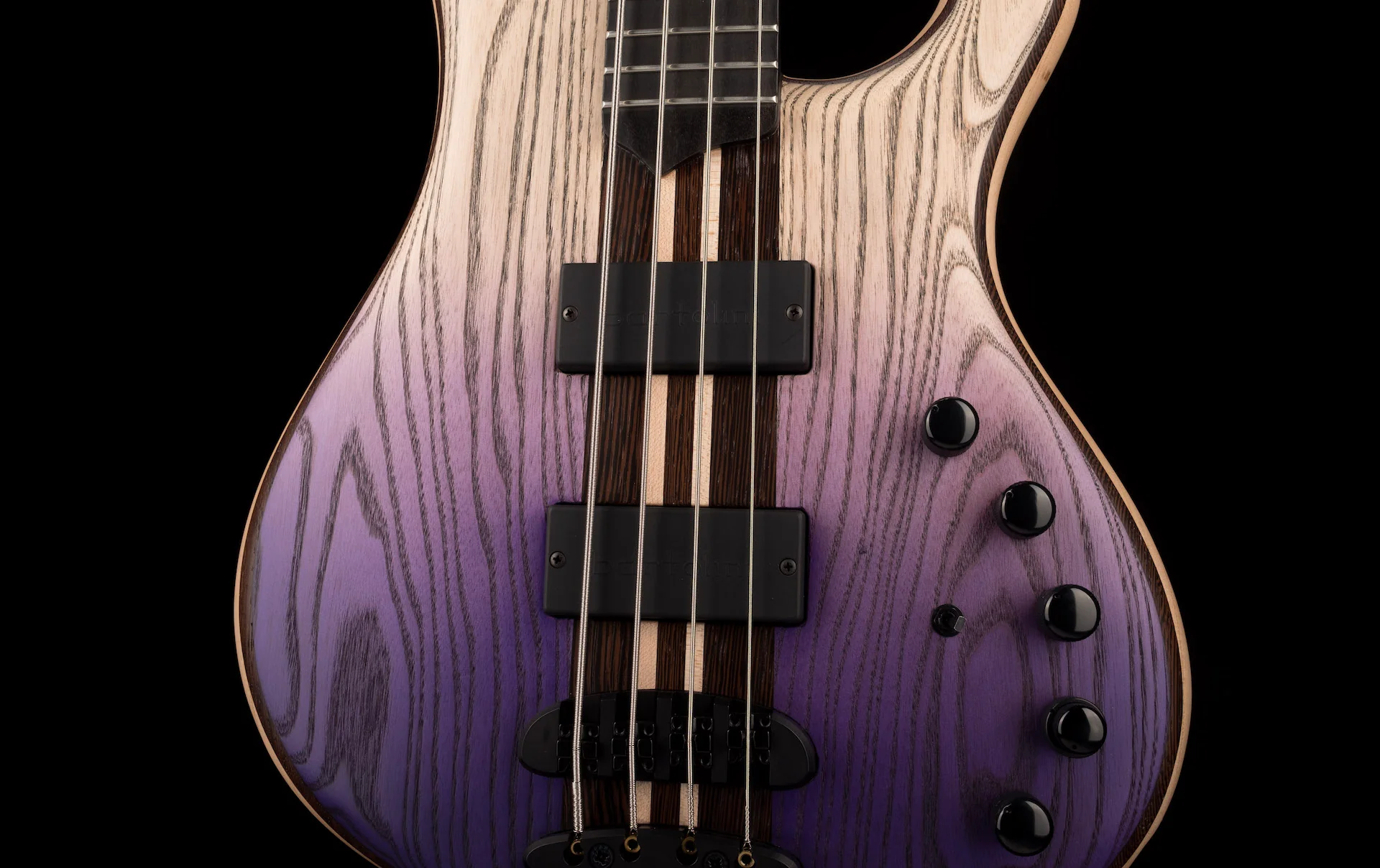 Mayones Viking 4 String Bass Guitar Dirty Ash Purple Horizon - Image 6