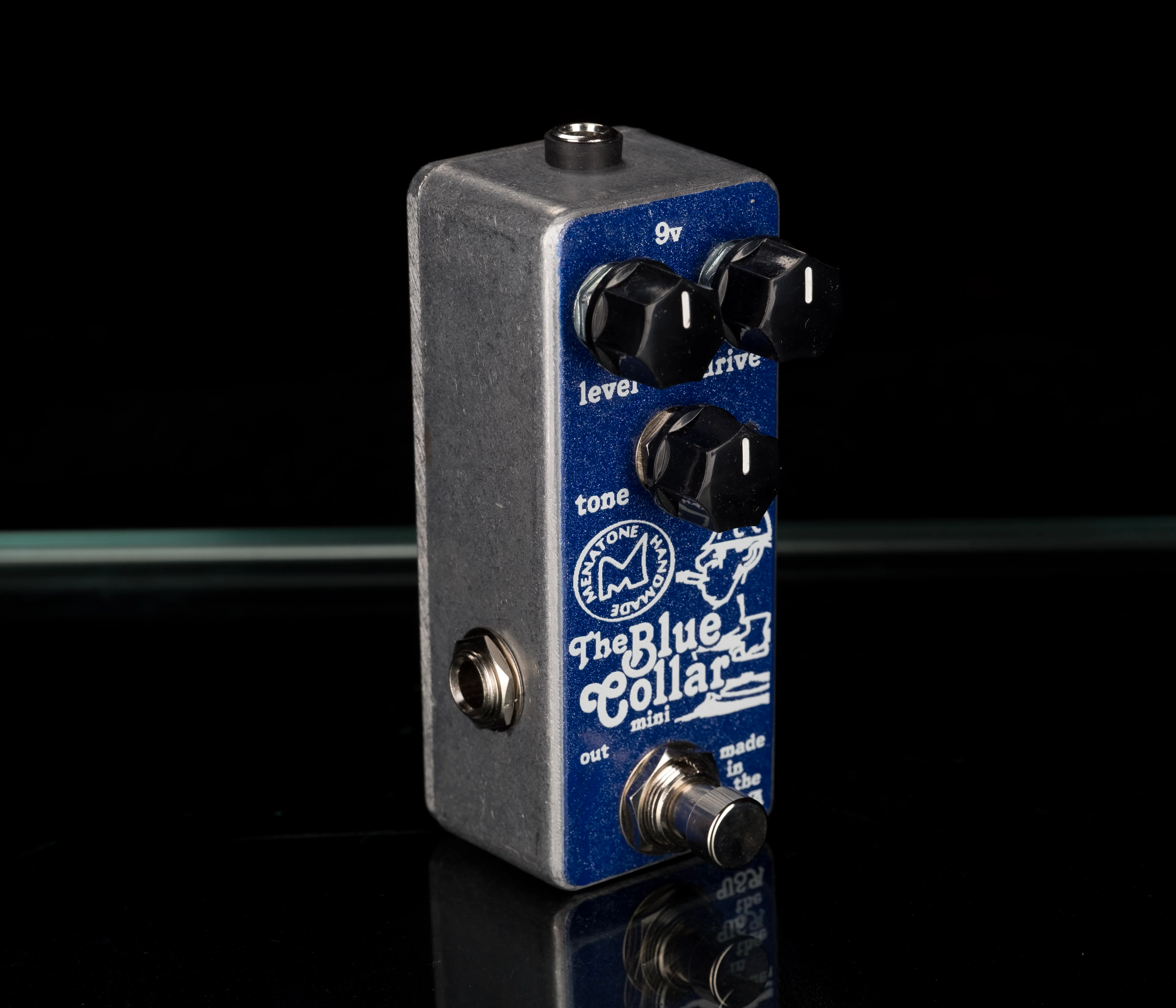 Menatone Blue Collar Mini Overdrive Guitar Effect Pedal - Image 2