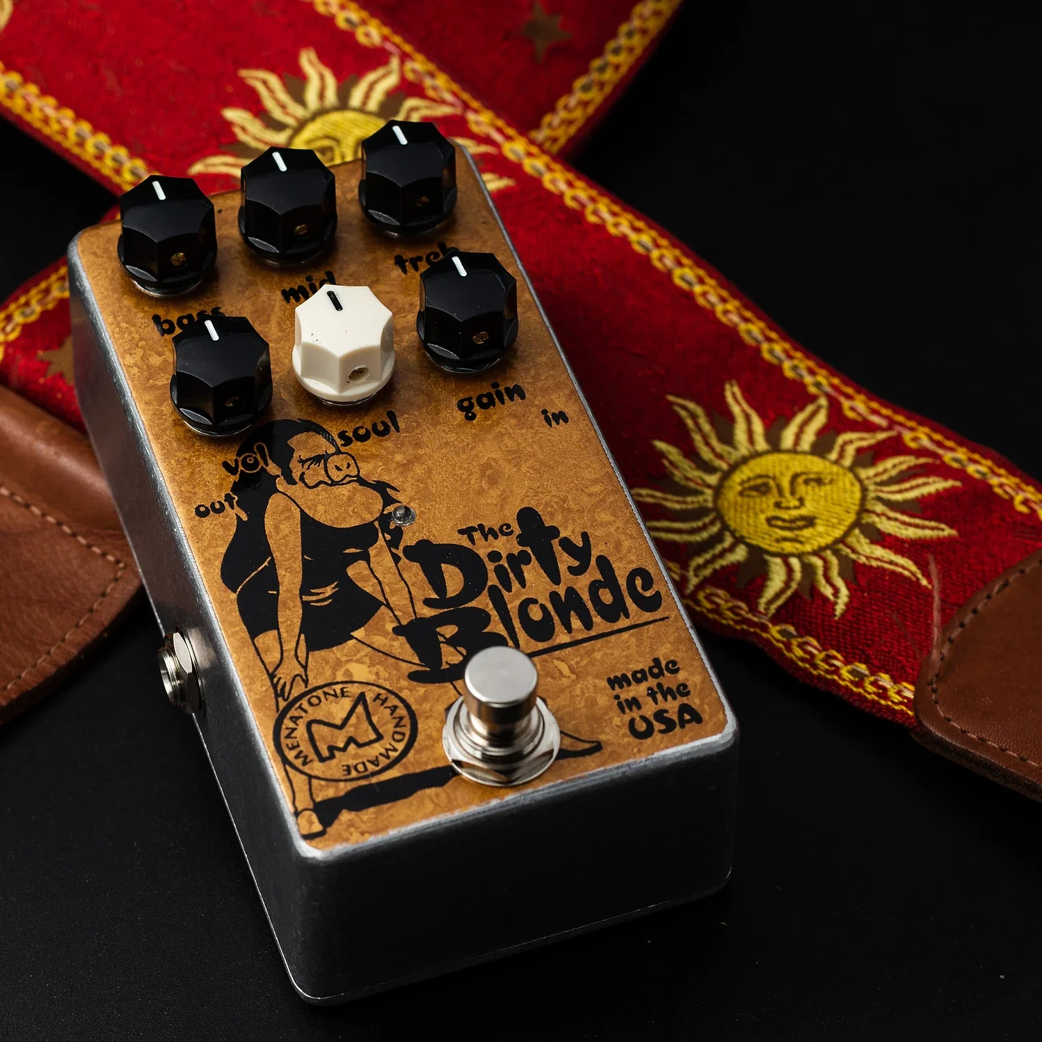 Menatone Dirty Blonde Overdrive Guitar Effect Pedal - Image 2