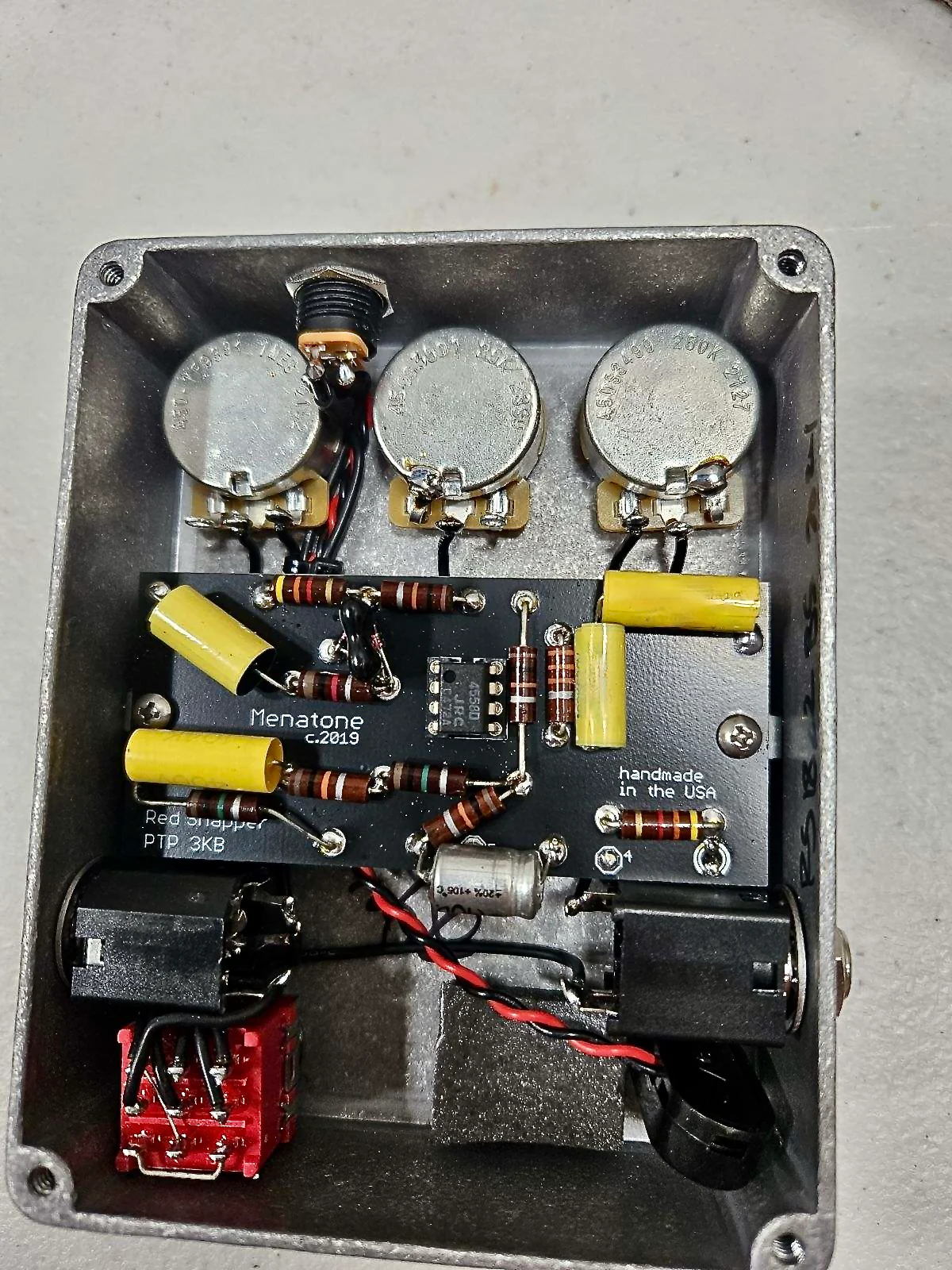 Menatone Red Snapper B.S. Edition Point to Point Hand Wired Overdrive - Truetone Music Exclusive - Image 6