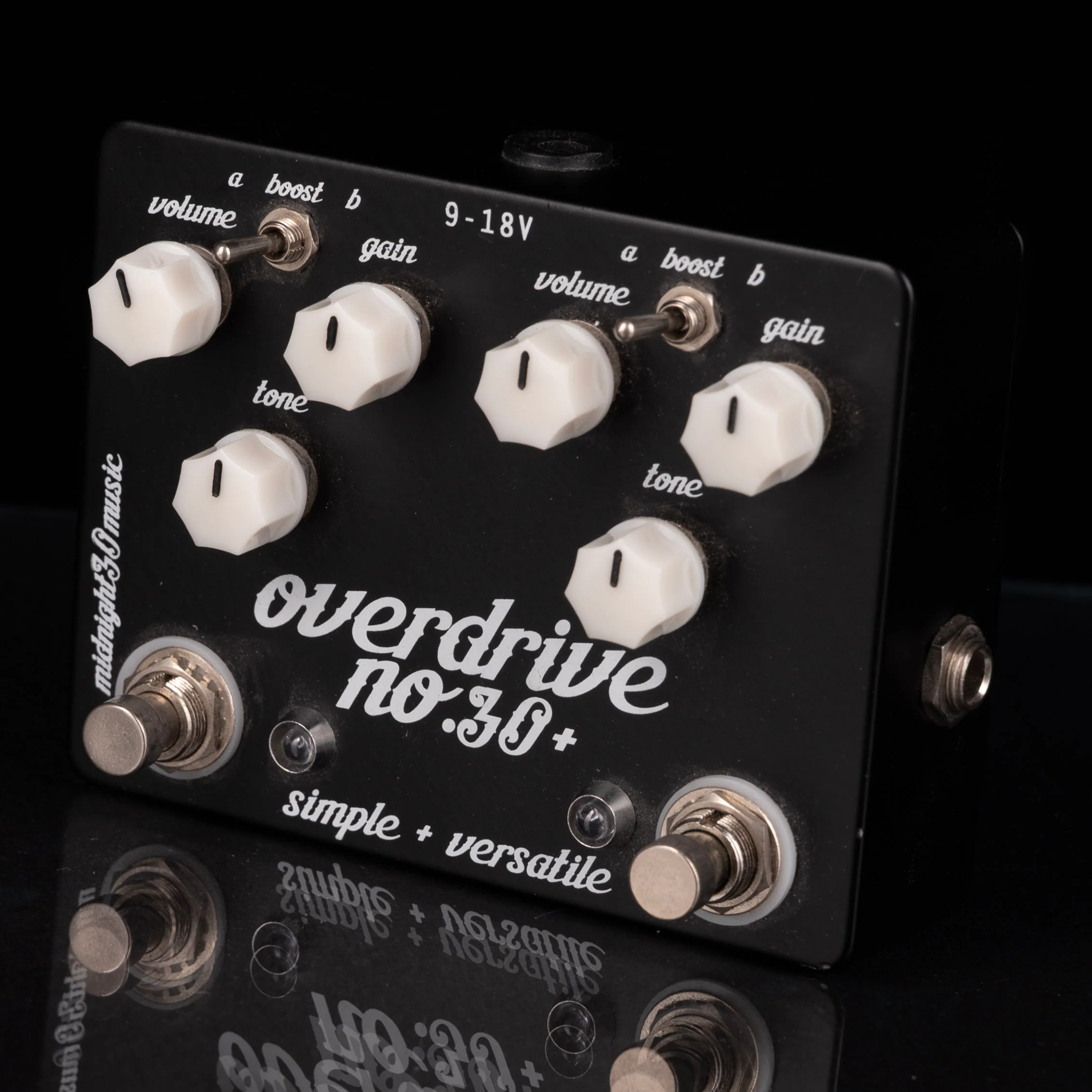 Used Midnight 30 Music Overdrive No. 30 Overdrive Pedal - Image 2