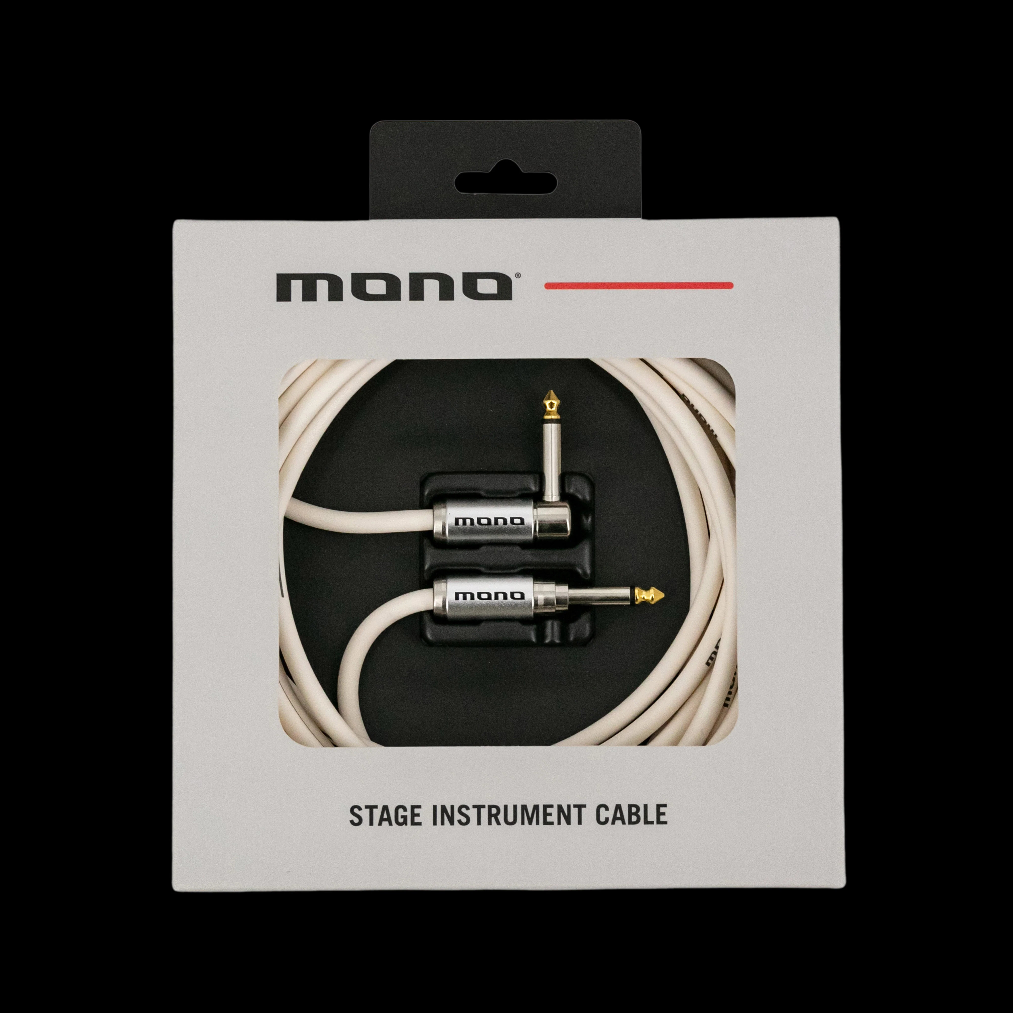 Mono Stage Instrument 20-ft. Cable Standard Angled to Silent Connector