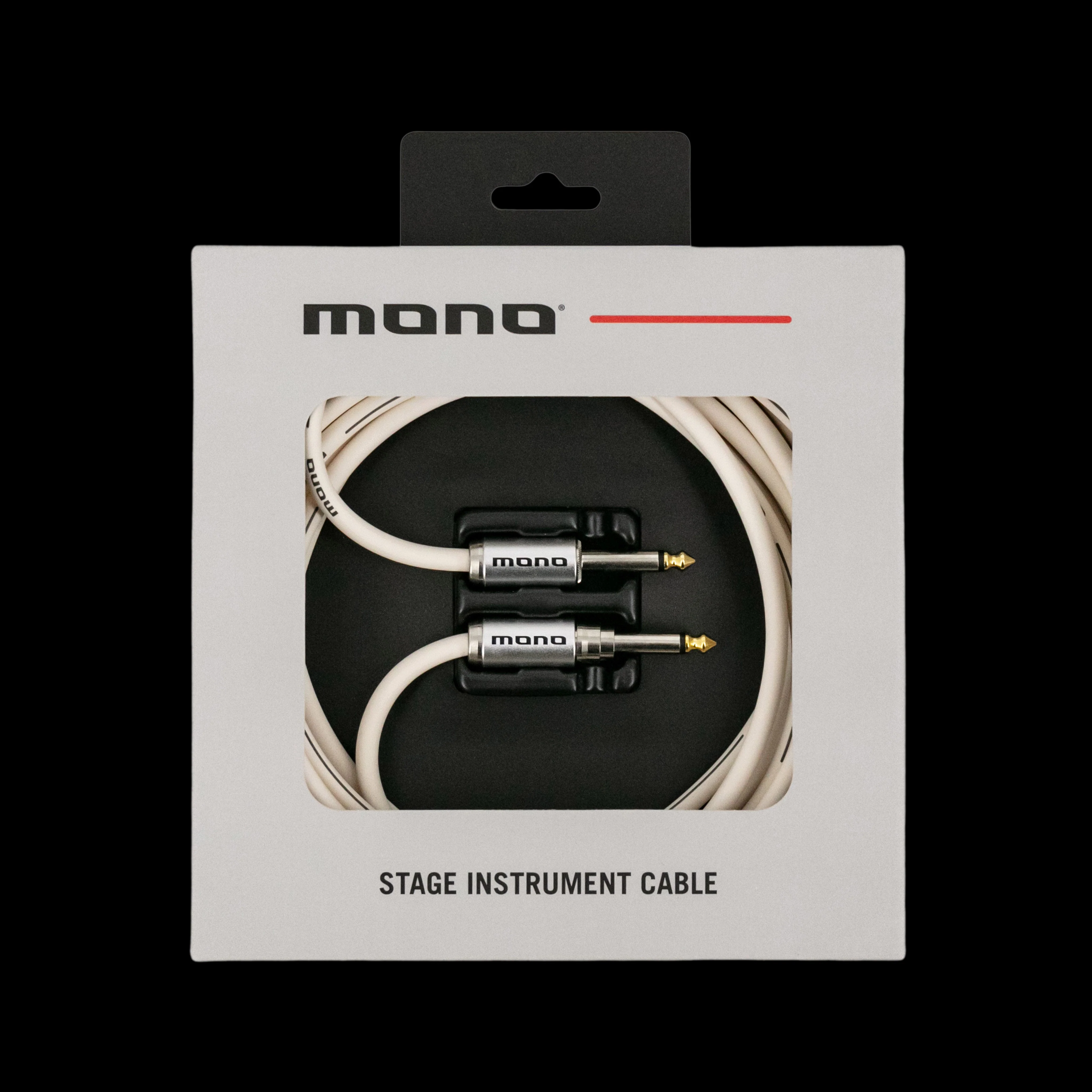 Mono Stage Instrument 20-ft. Cable Standard Straight to Silent Connector