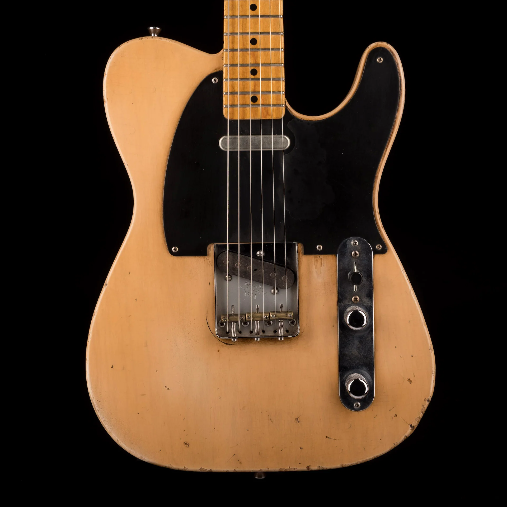 Pre Owned Nacho Guitars Blackguard Nachocaster Blonde with OHSC