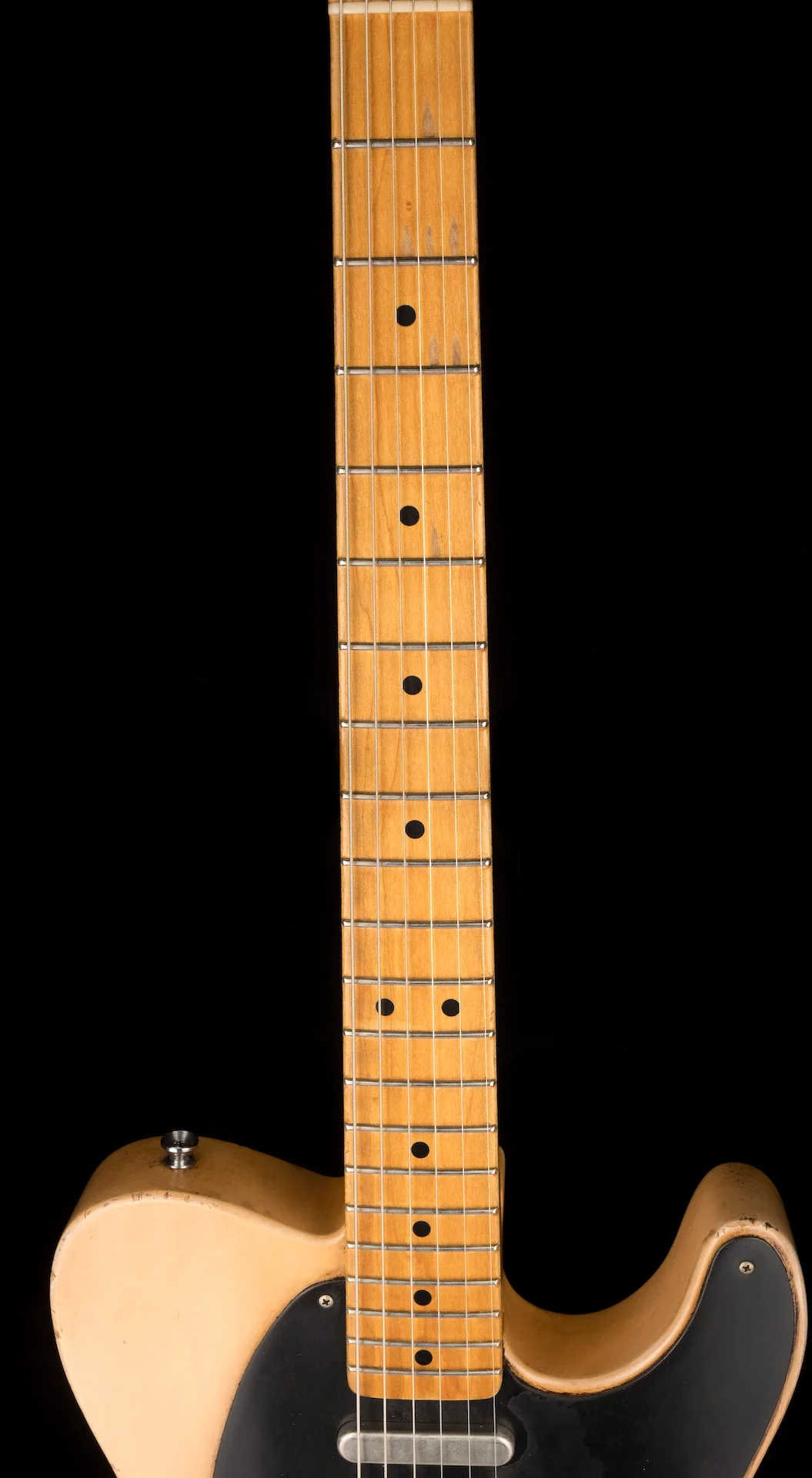 Pre Owned Nacho Guitars Blackguard Nachocaster Blonde with OHSC - Image 11