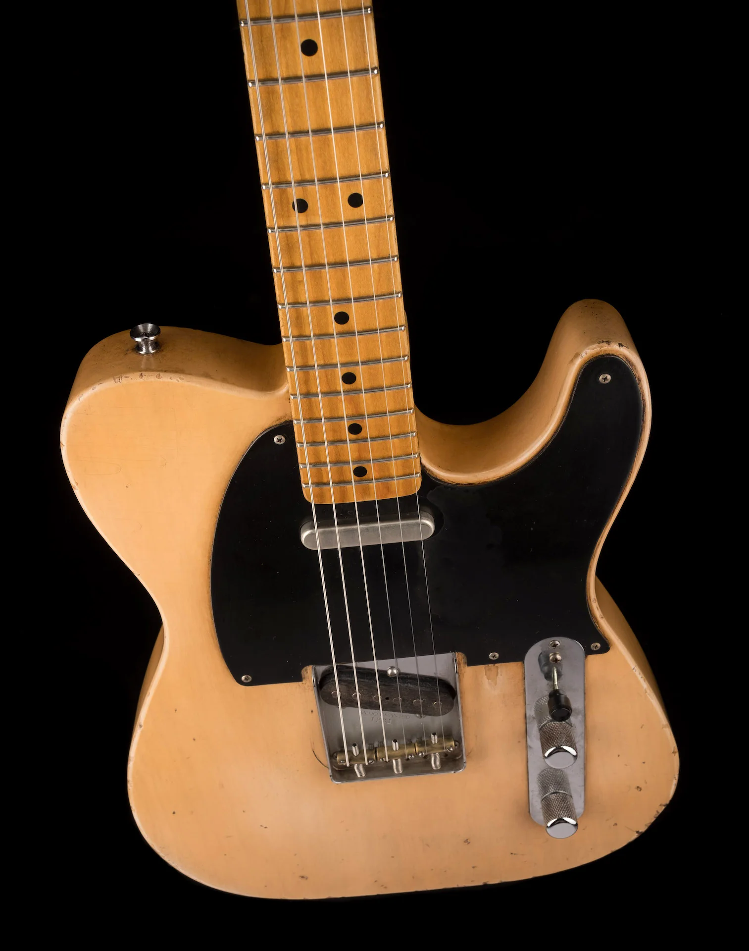 Pre Owned Nacho Guitars Blackguard Nachocaster Blonde with OHSC - Image 4