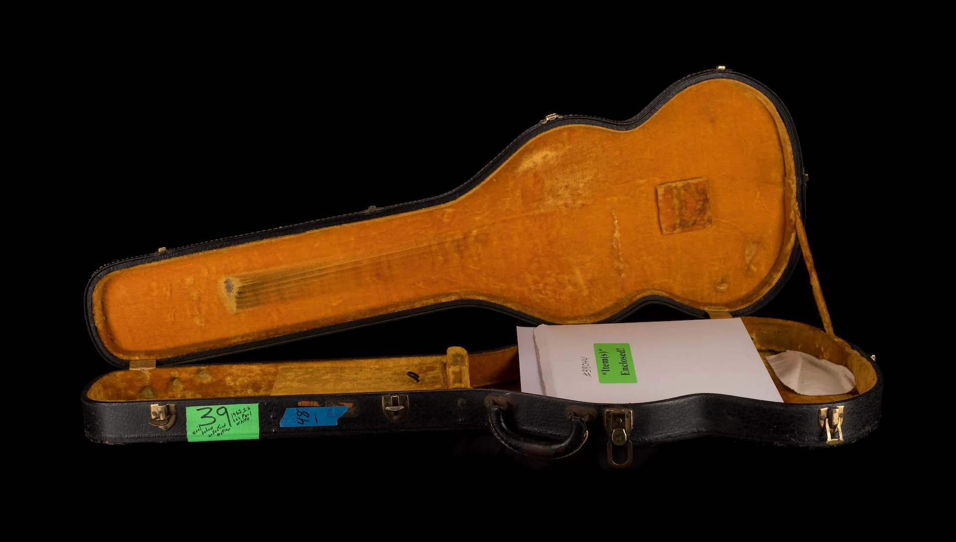 Pre Owned Neal Schon Collection Vintage 1962 Gibson SG Custom White with OHSC - Image 22