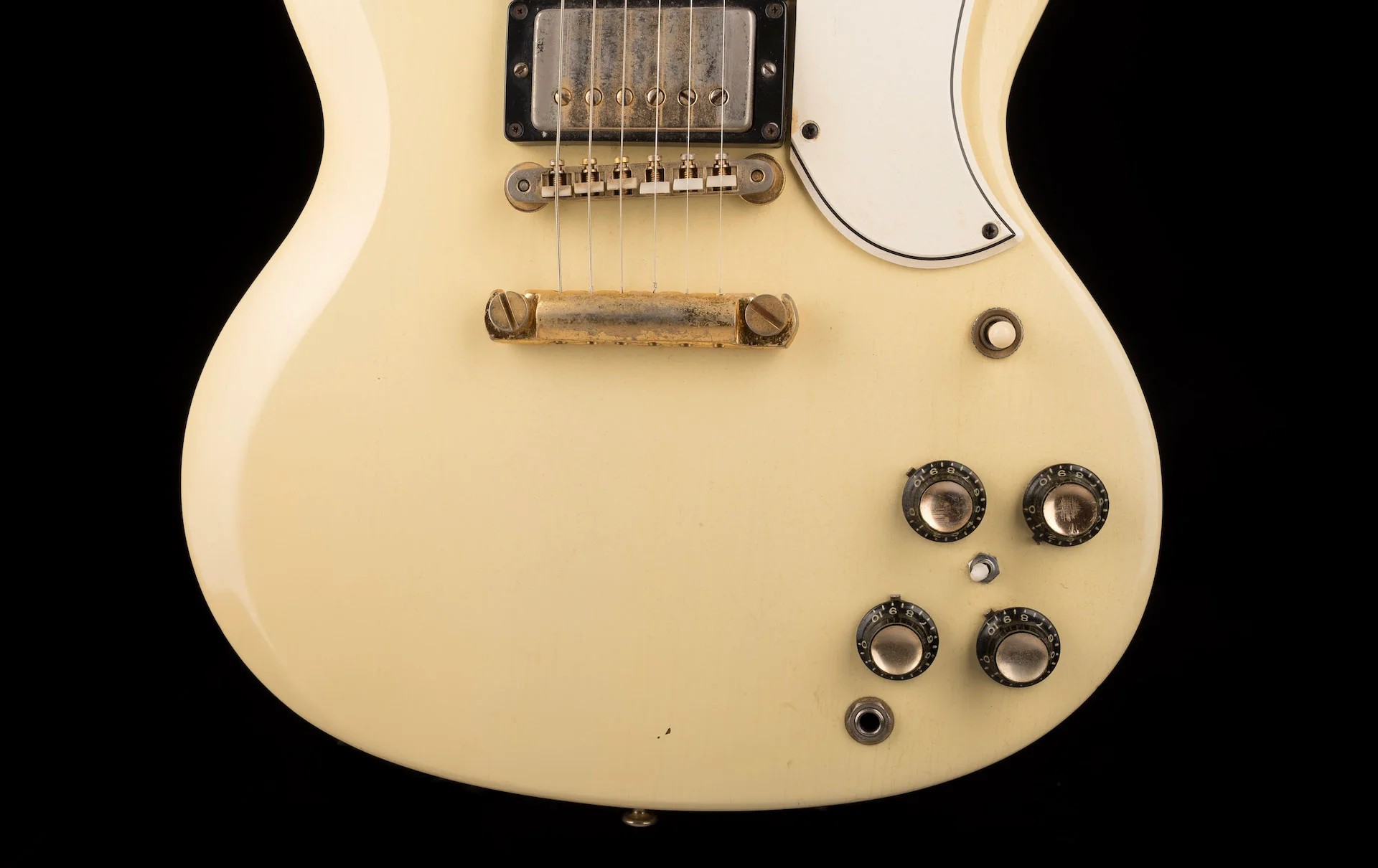 Pre Owned Neal Schon Collection Vintage 1962 Gibson SG Custom White with OHSC - Image 5