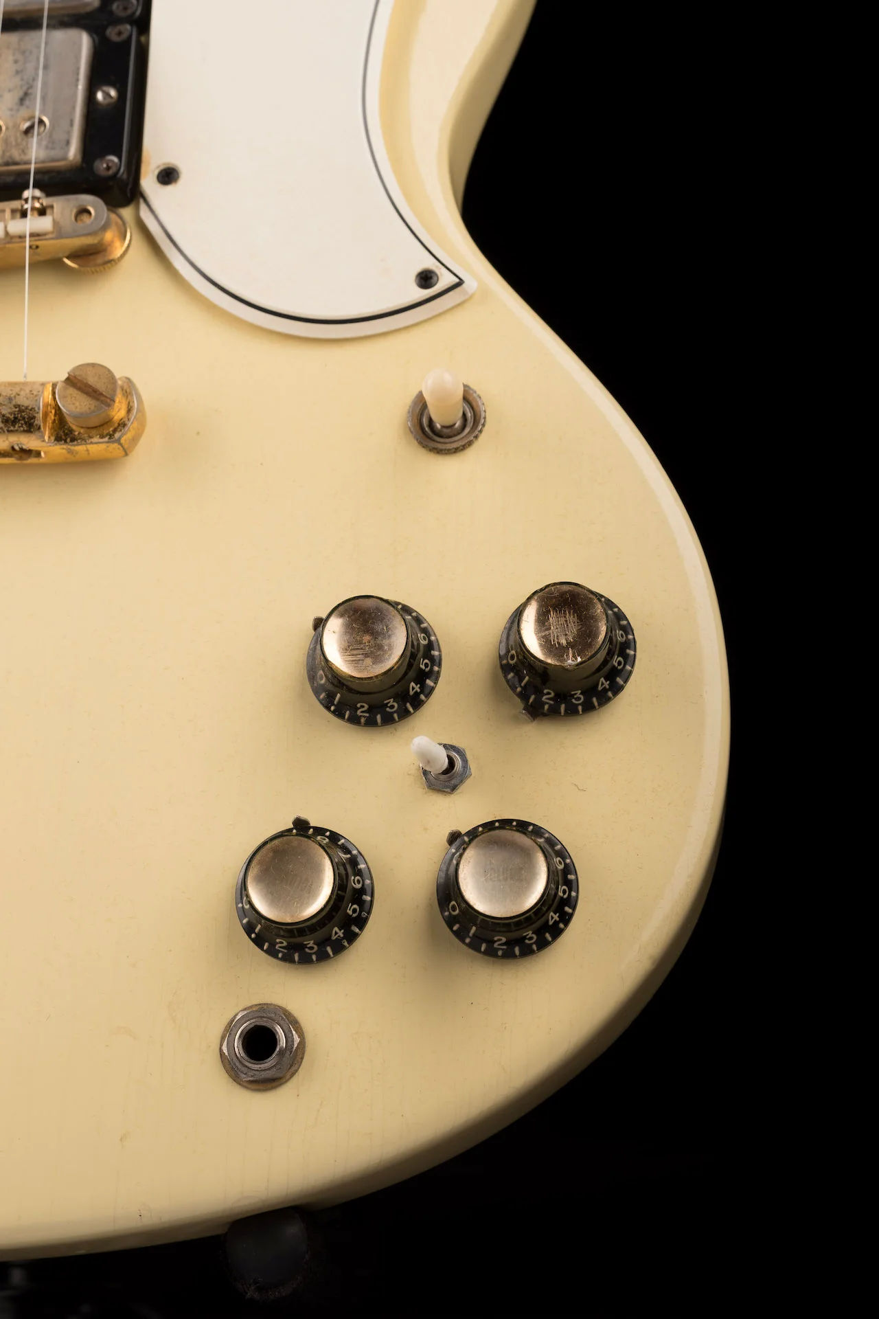 Pre Owned Neal Schon Collection Vintage 1962 Gibson SG Custom White with OHSC - Image 8