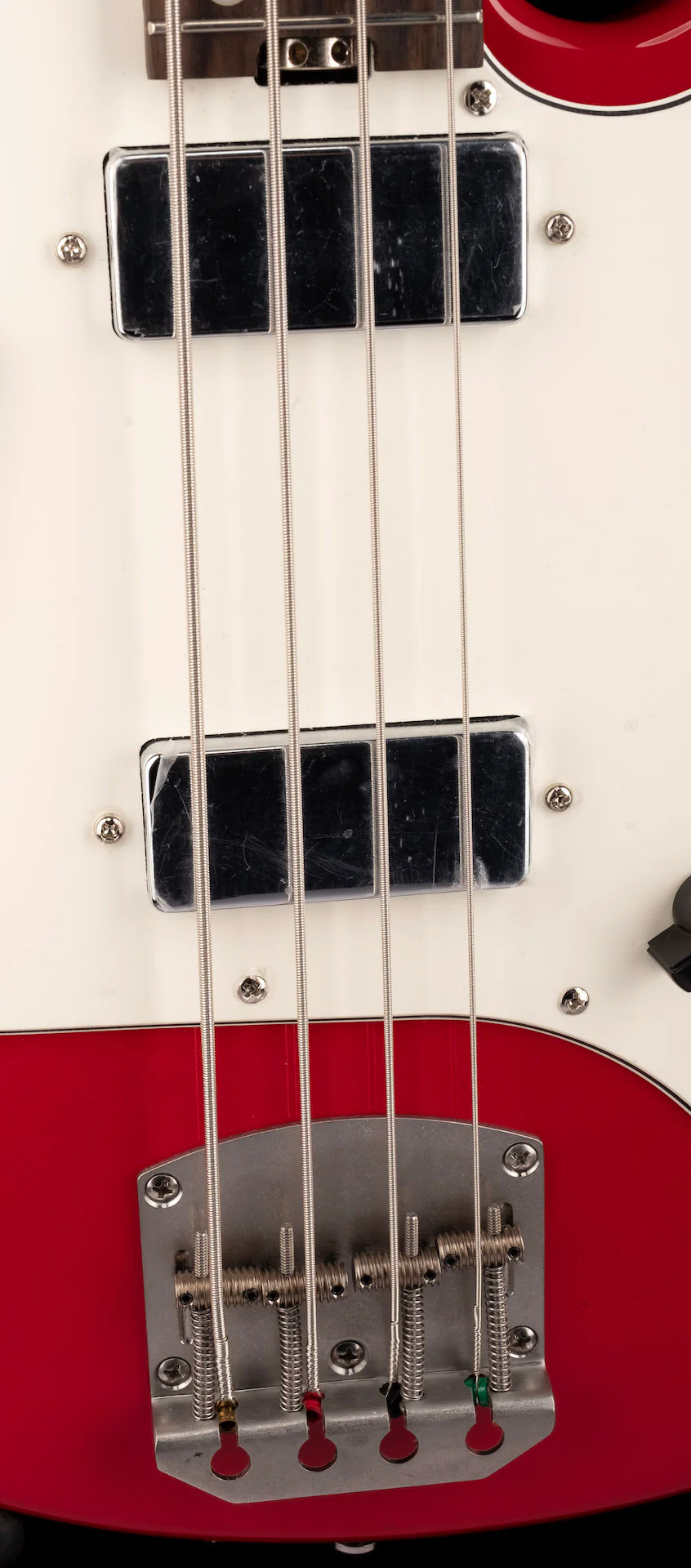 Nordstrand Audio Acinonyx Short Scale Bass - Dakota Red w/ Parchment Guard - Image 8