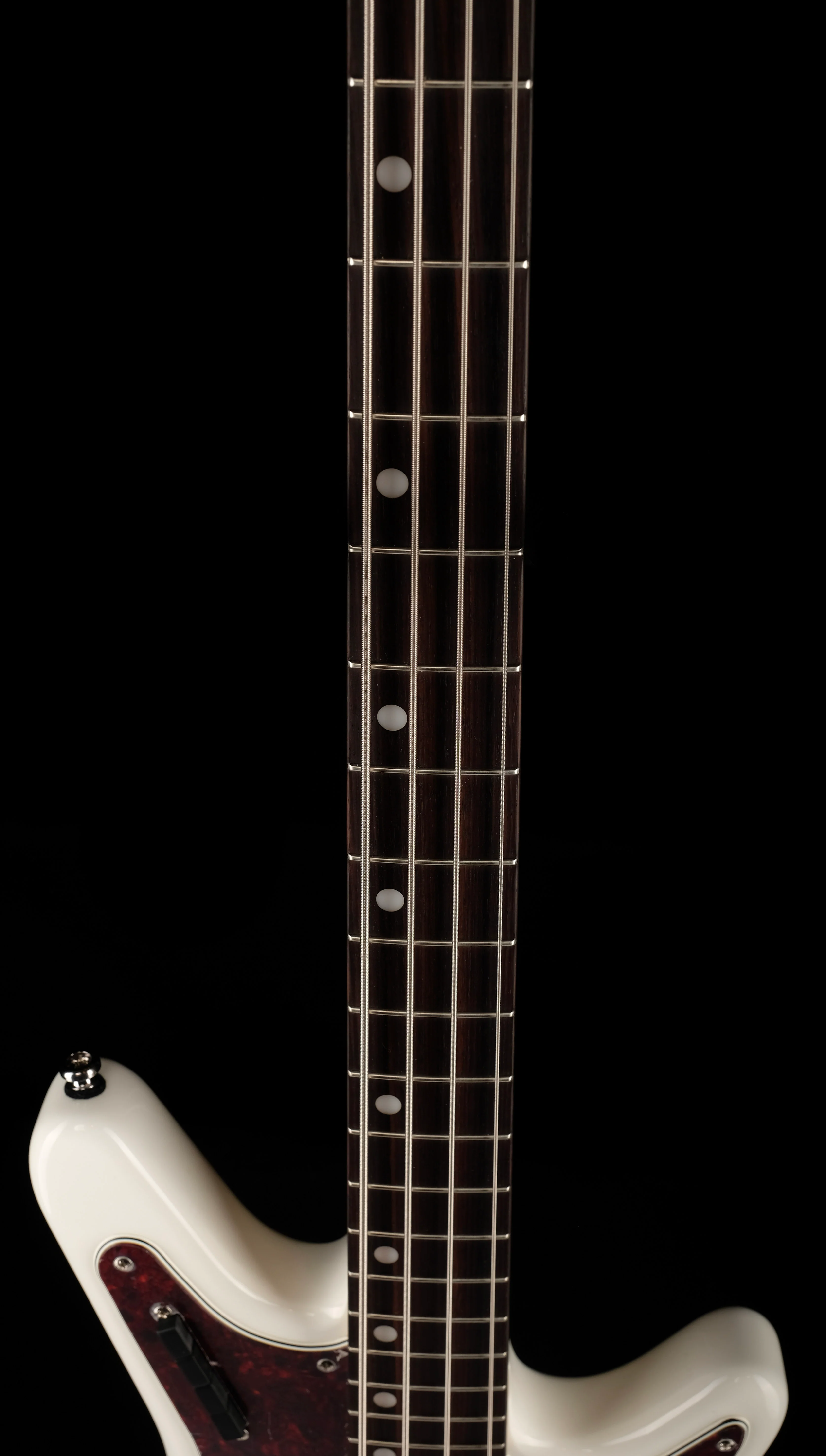 Nordstrand Audio Acinonyx Short Scale Bass - Olympic White Tortoise Pickguard with Gig Bag - Image 9
