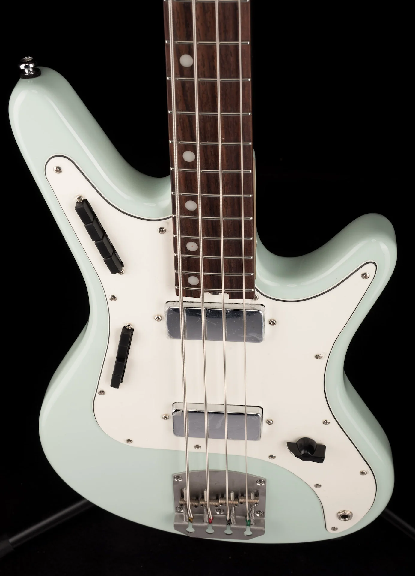 Nordstrand Audio Acinonyx Short Scale Bass - Surf Green Parchment Pickguard with Gig Bag - Image 4