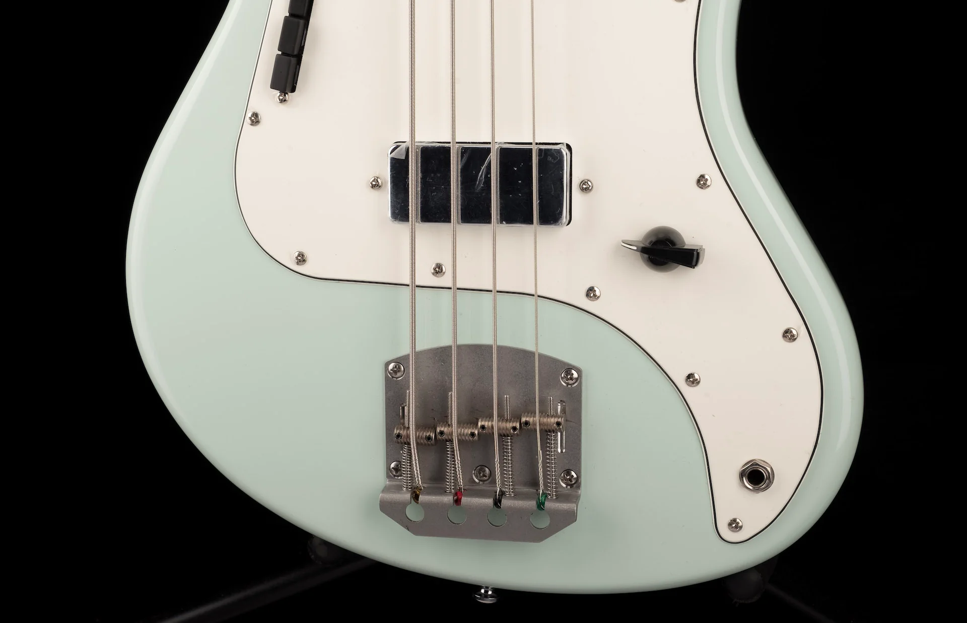 Nordstrand Audio Acinonyx Short Scale Bass - Surf Green Parchment Pickguard with Gig Bag - Image 5