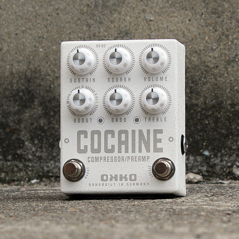 Okko FX Cocaine Comp Mk II Compressor Pre Amp Boost Guitar Pedal - Image 2