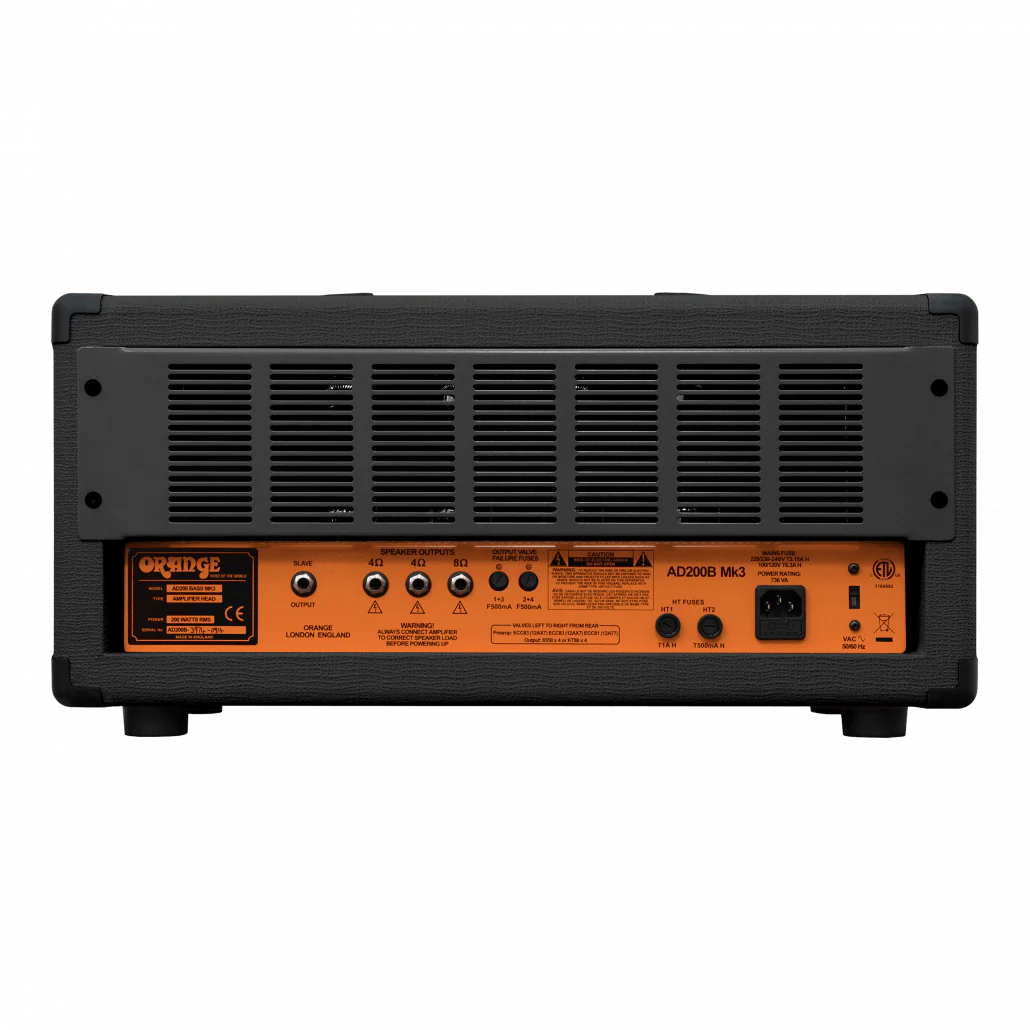 Orange AD200B 200-Watt Black Tube Bass Amp Head - Image 7