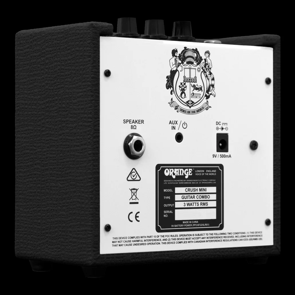 Orange Crush Mini 3-watt Micro Guitar Amp Combo - Black - Image 4