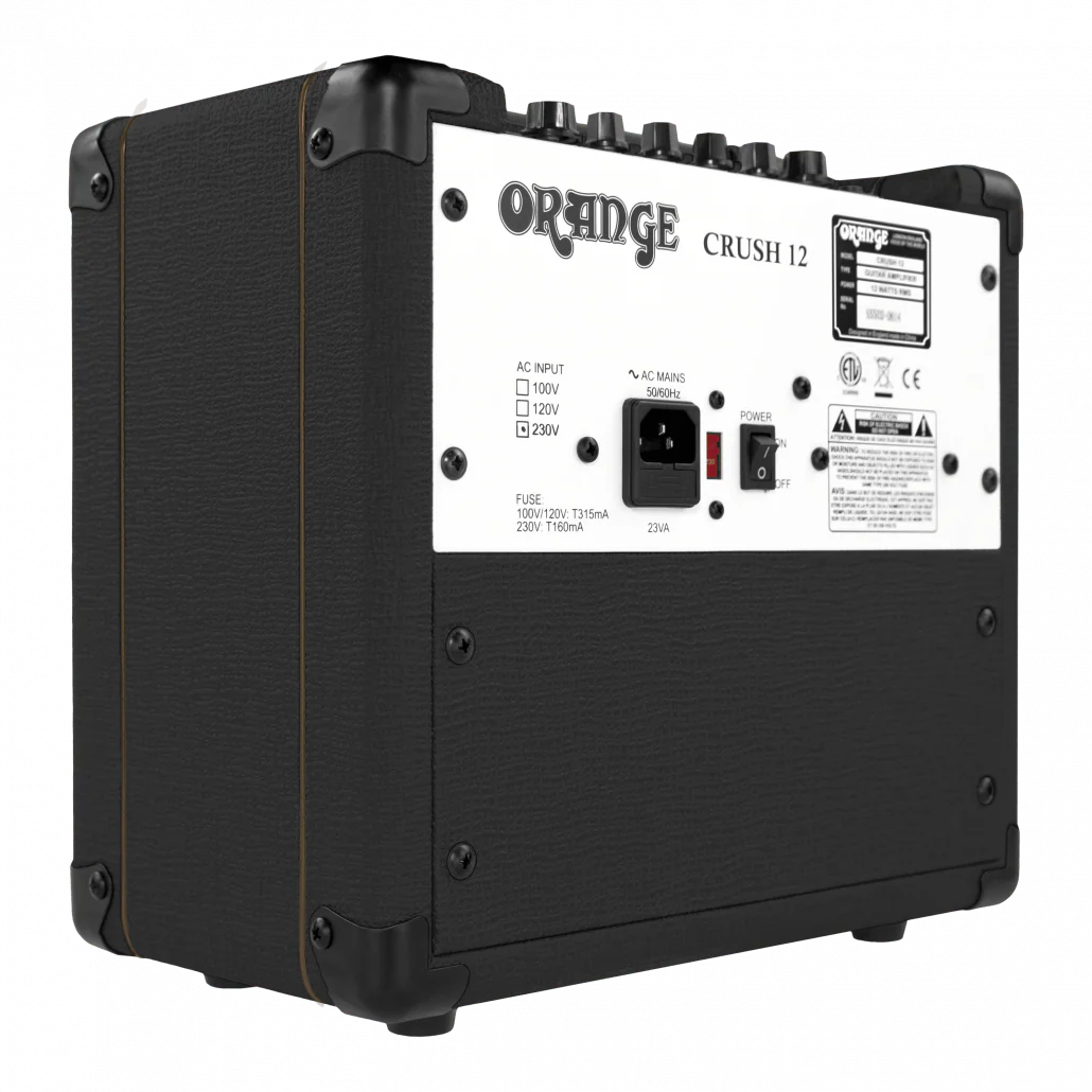 Orange CRUSH12 12-Watt 1x6 Guitar Amplifier Combo - Black - Image 4