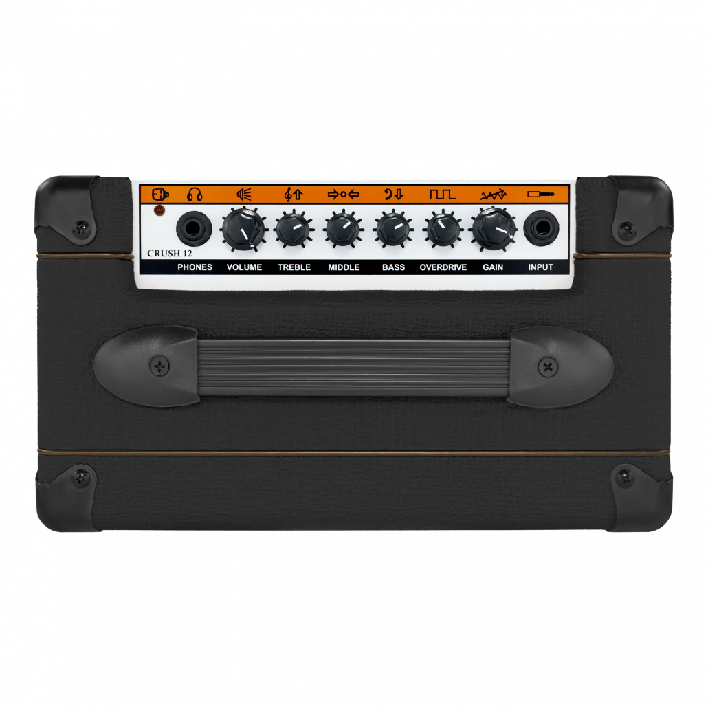 Orange CRUSH12 12-Watt 1x6 Guitar Amplifier Combo - Black - Image 7