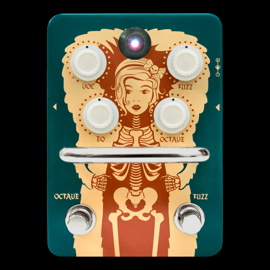 Orange Fur Coat Octave Fuzz Guitar Effect Pedal