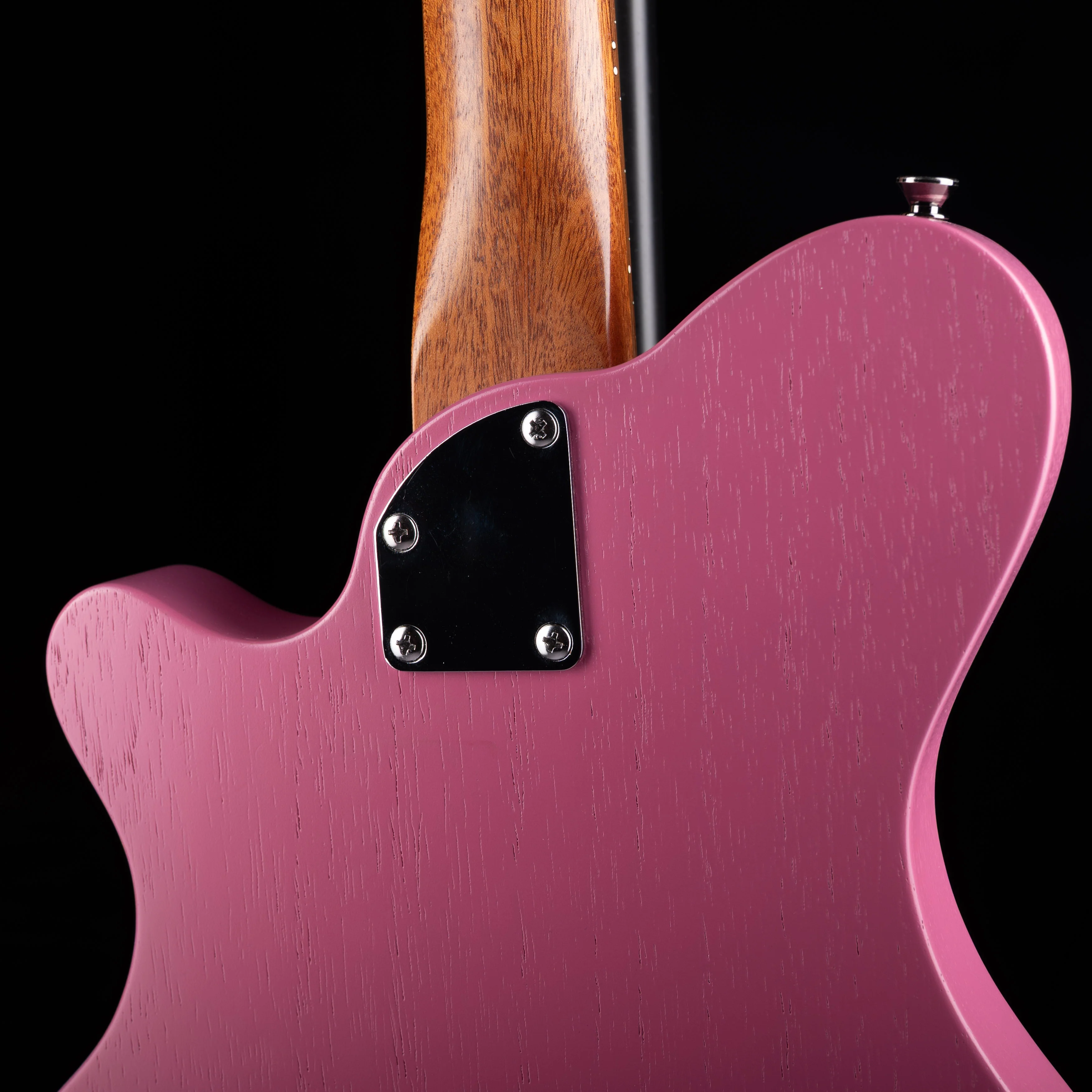 Perinetti Guitars Lancia Standard Retro Pink with Soft Case - Image 6