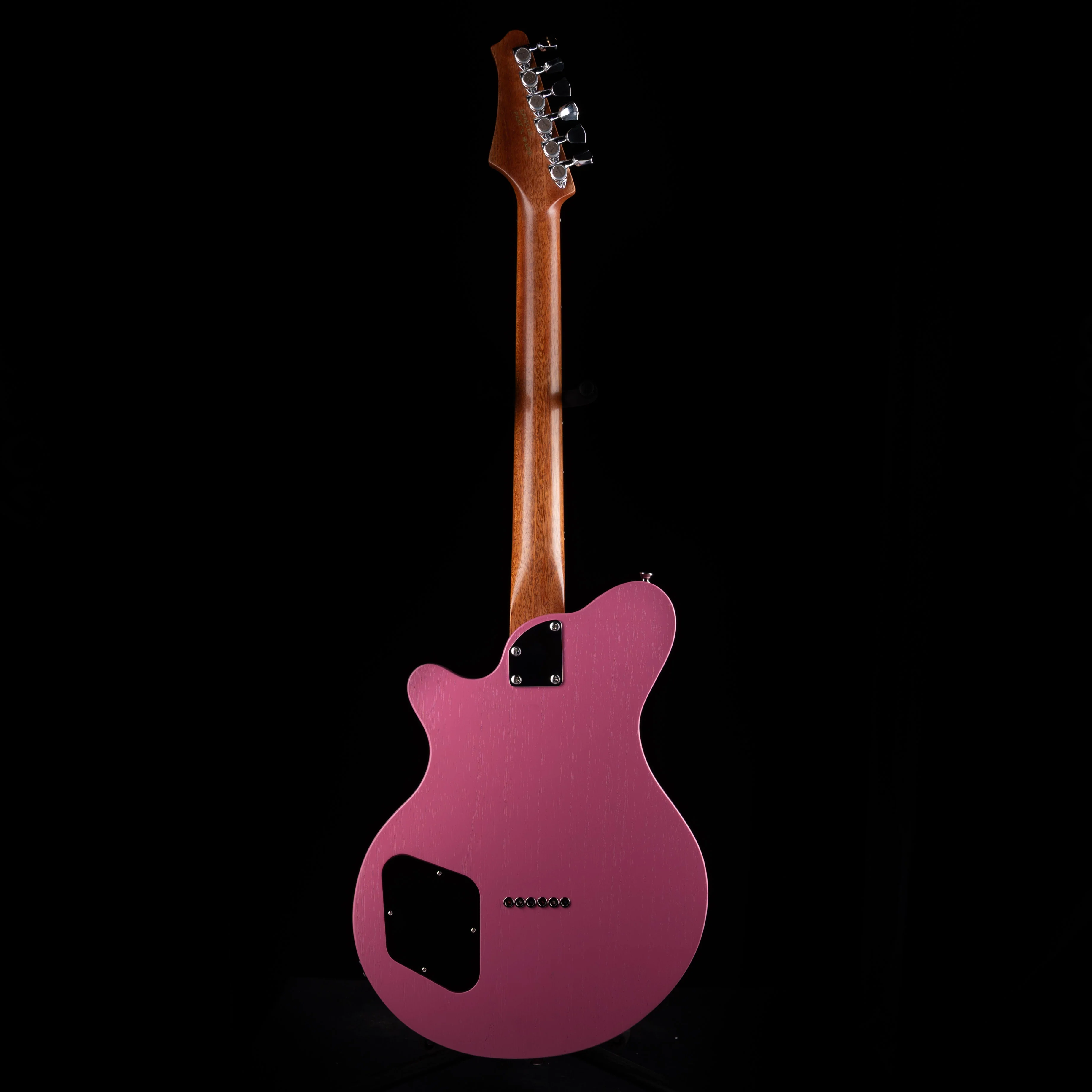 Perinetti Guitars Lancia Standard Retro Pink with Soft Case - Image 9