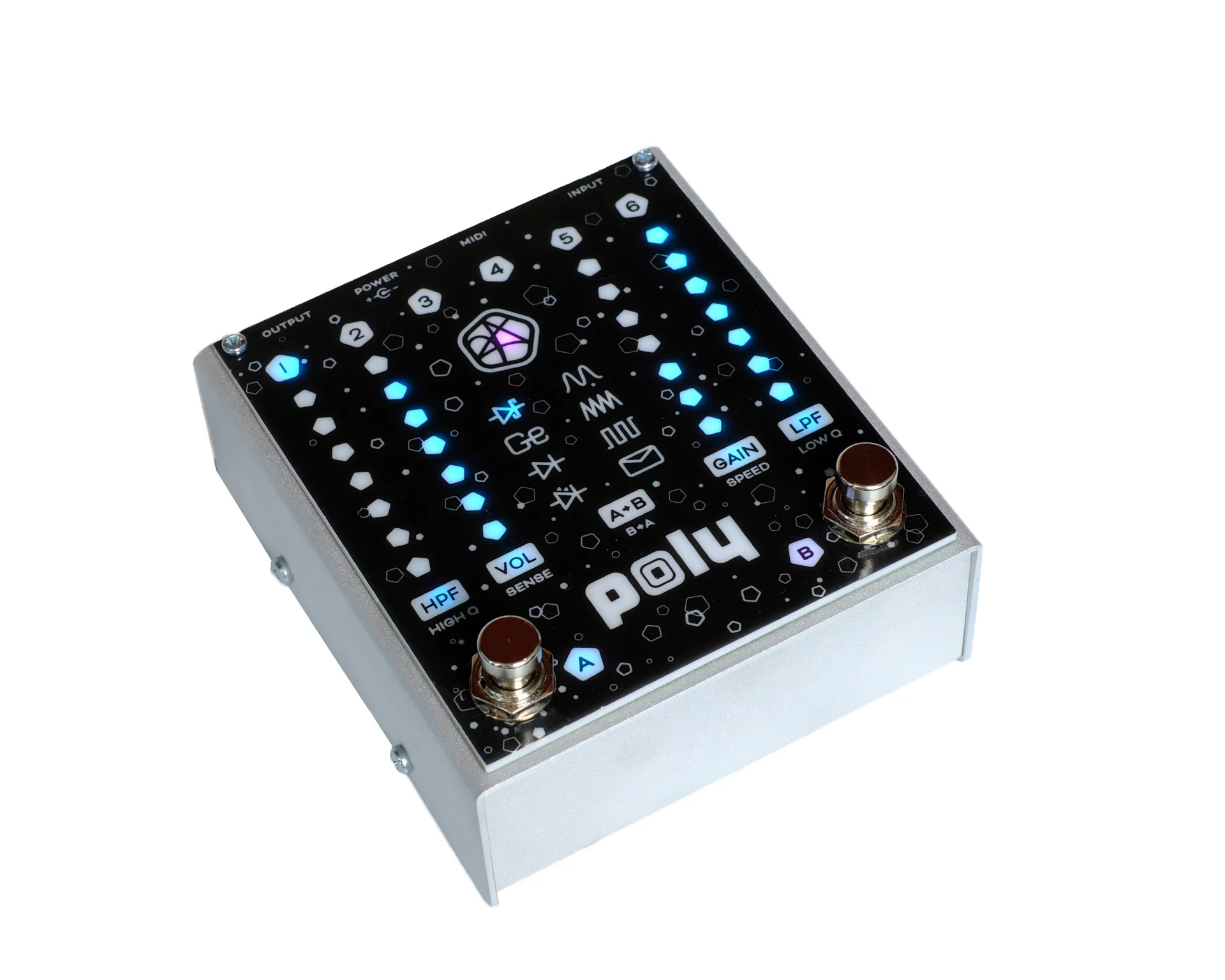 Poly Effects Josh Smith Flat V Overdrive/Distortion Pedal - Image 3