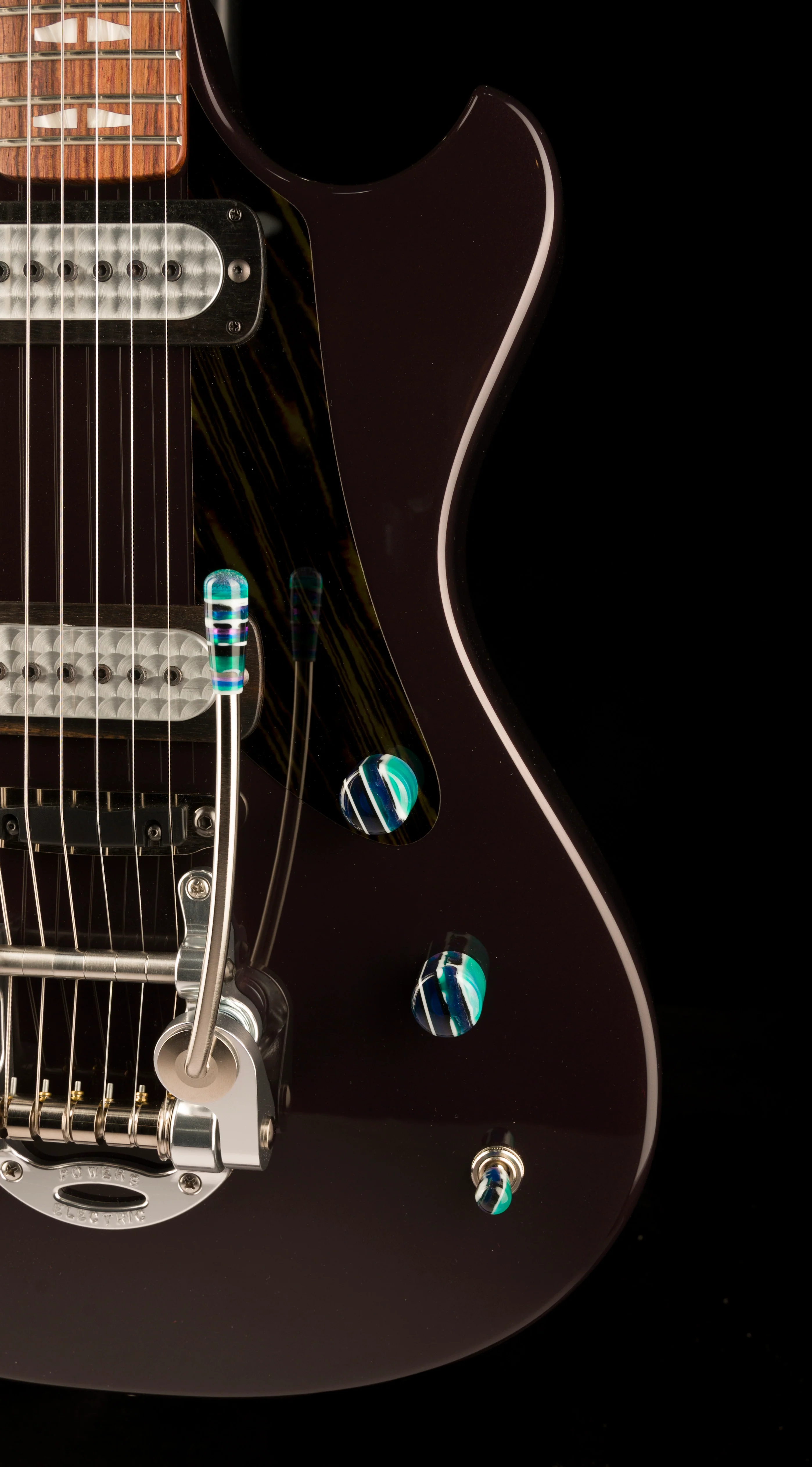 Powers Electric A-Type Amethyst Pearl Metallic with Softshell Case - Image 9