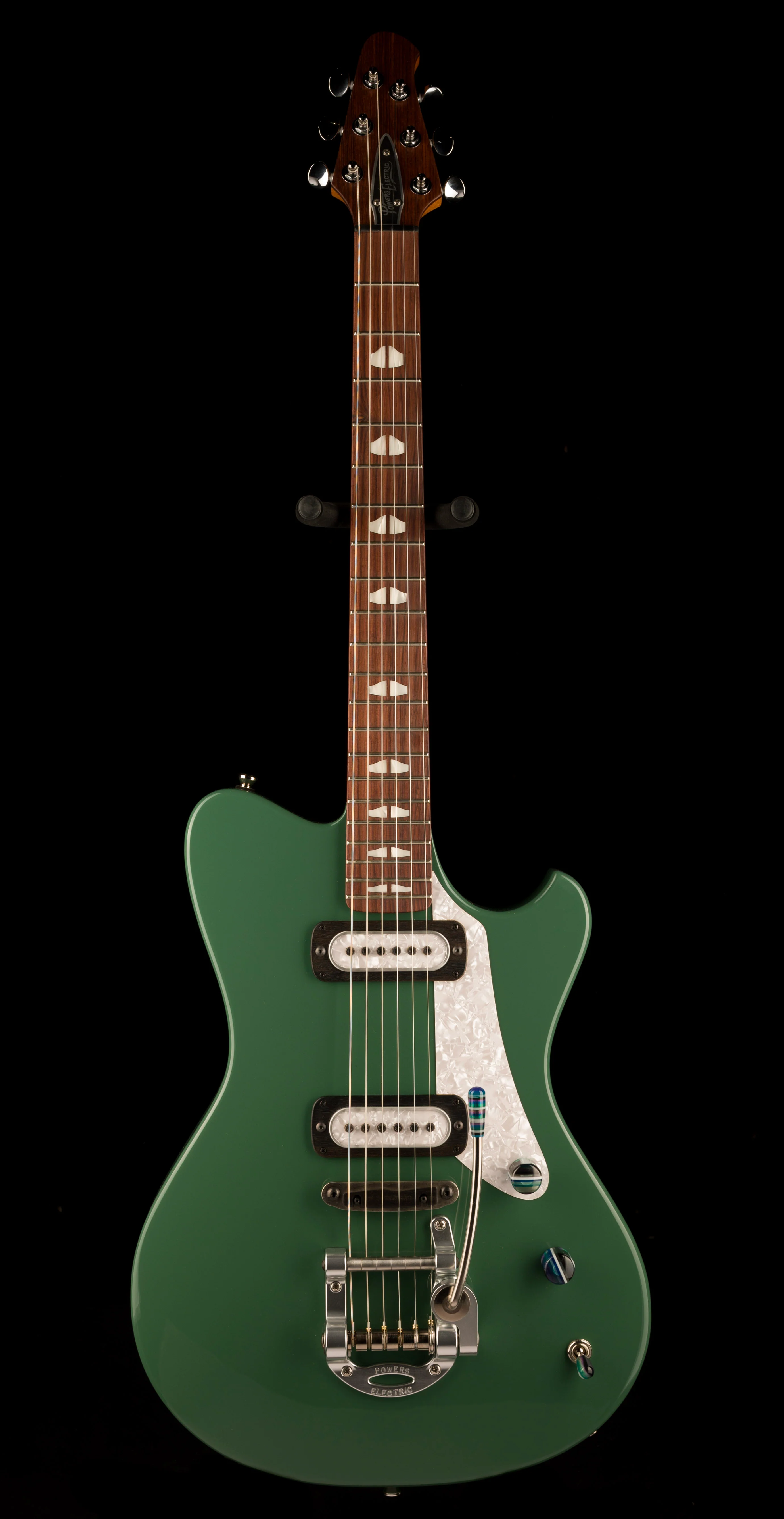 Powers Electric A-Type Auratium Green with Softshell Case - Image 2