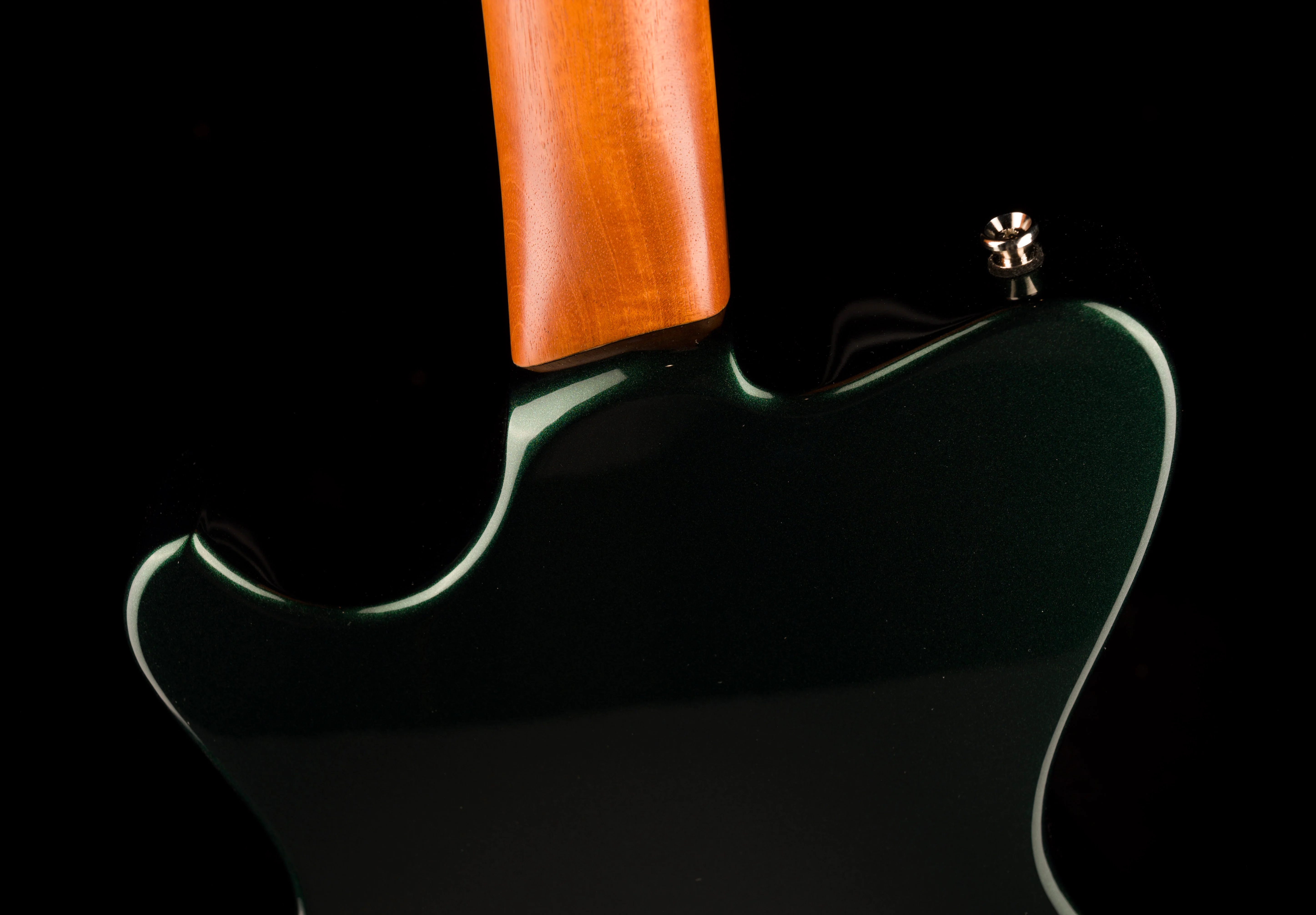 Powers Electric A-Type British Racing Green Metallic With Softshell Case - Image 15