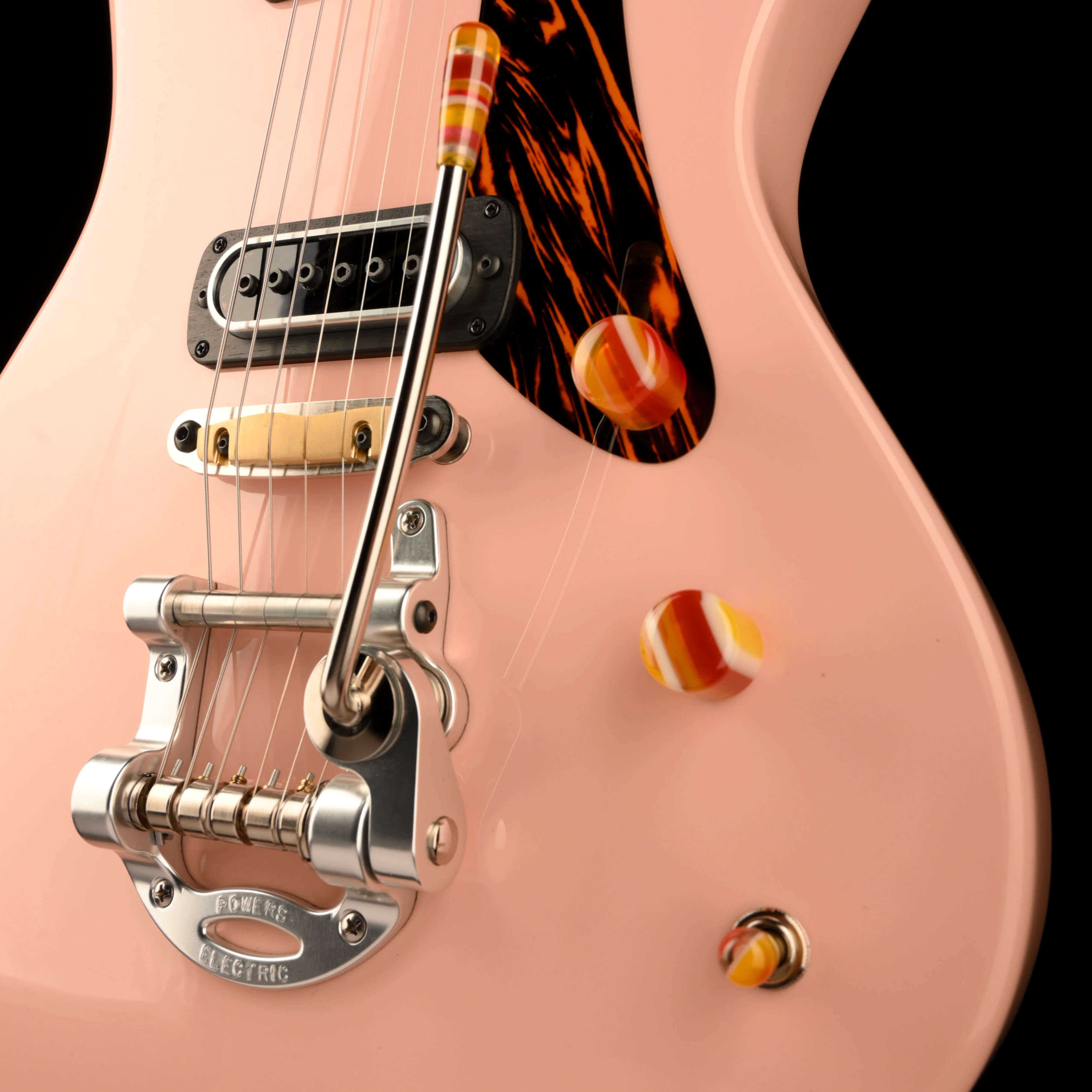 Powers Electric A-Type Cochon Pink With Softshell Case - Image 5