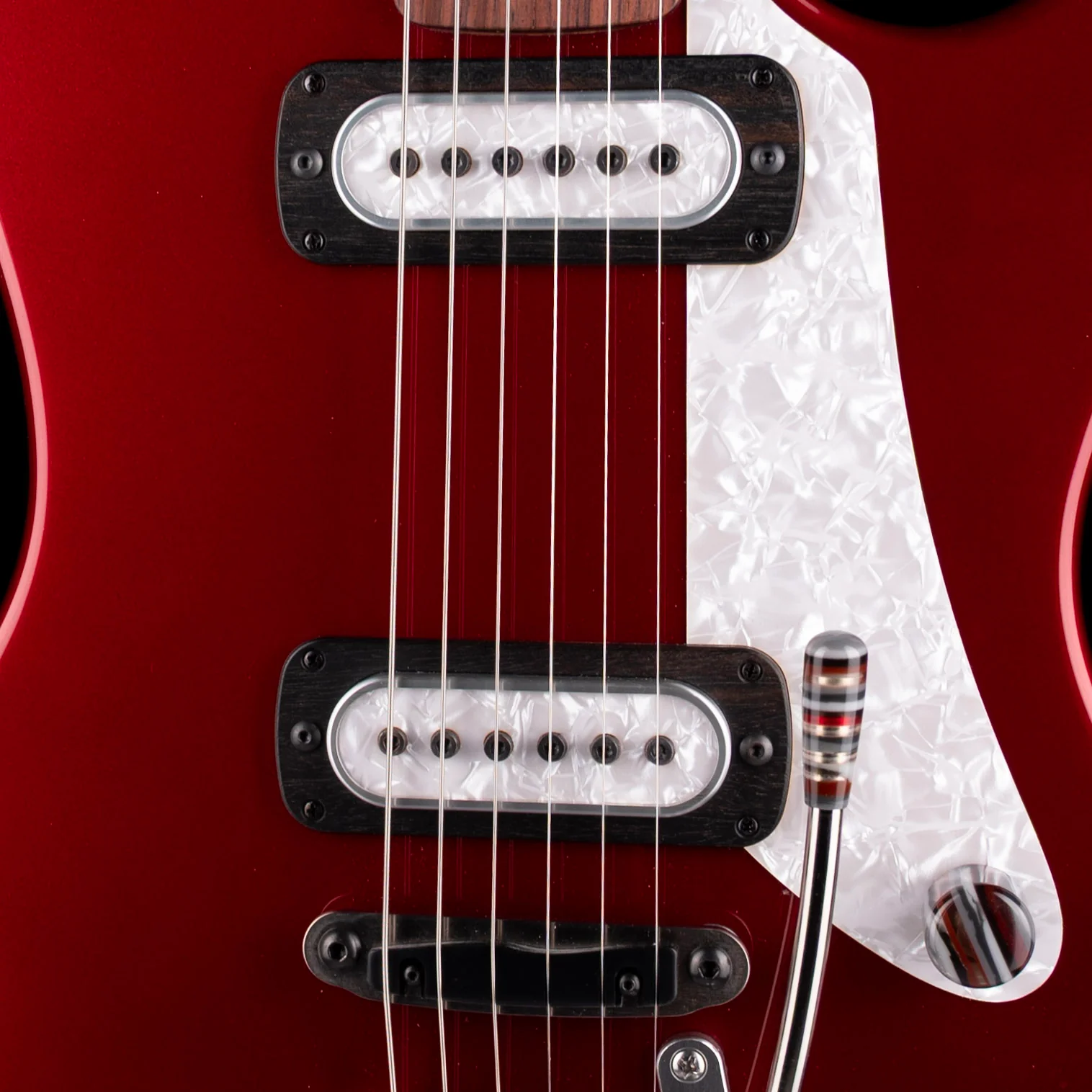 Powers Electric A-Type Crystal Red Metallic with Softshell Case - Image 4