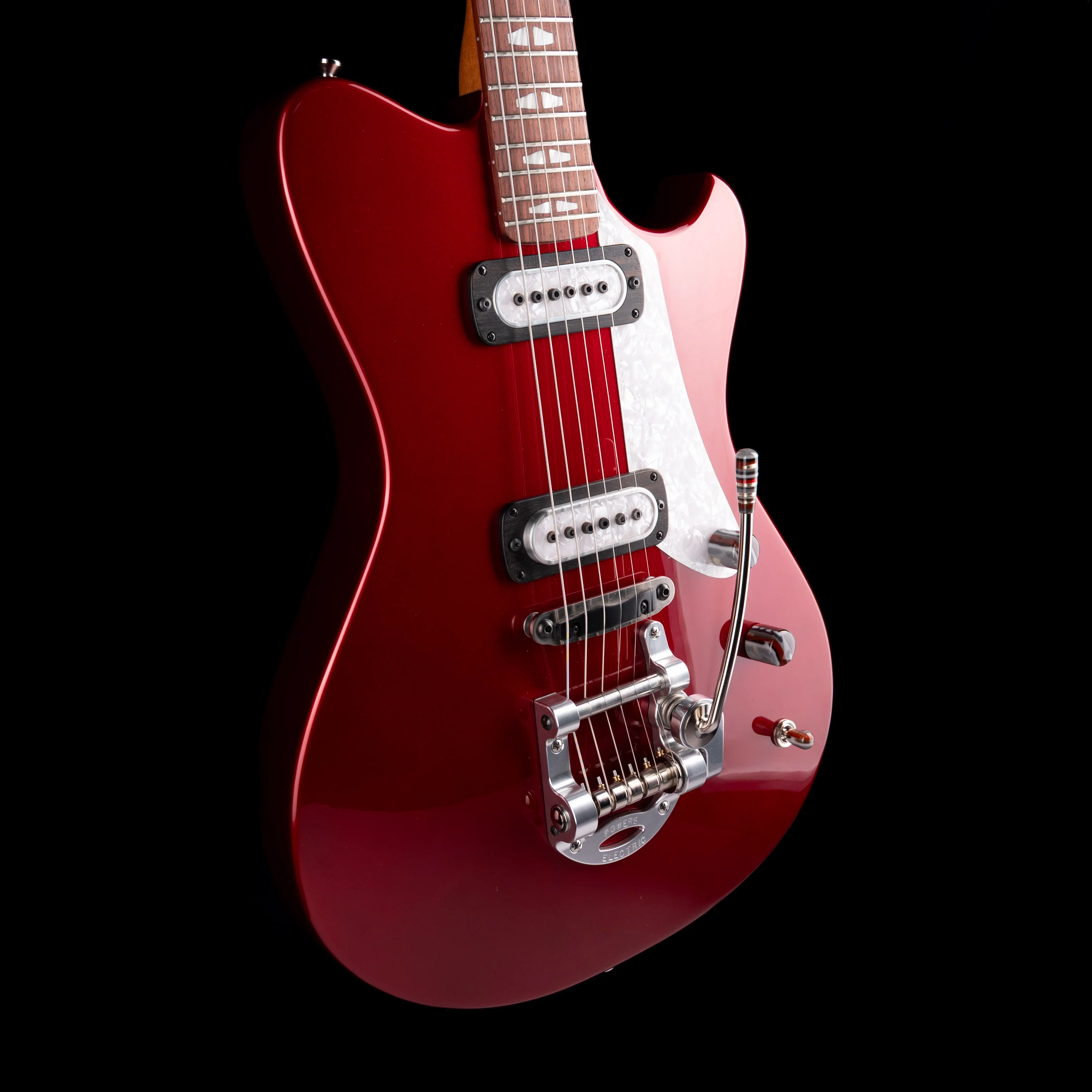 Powers Electric A-Type Crystal Red Metallic with Softshell Case - Image 6