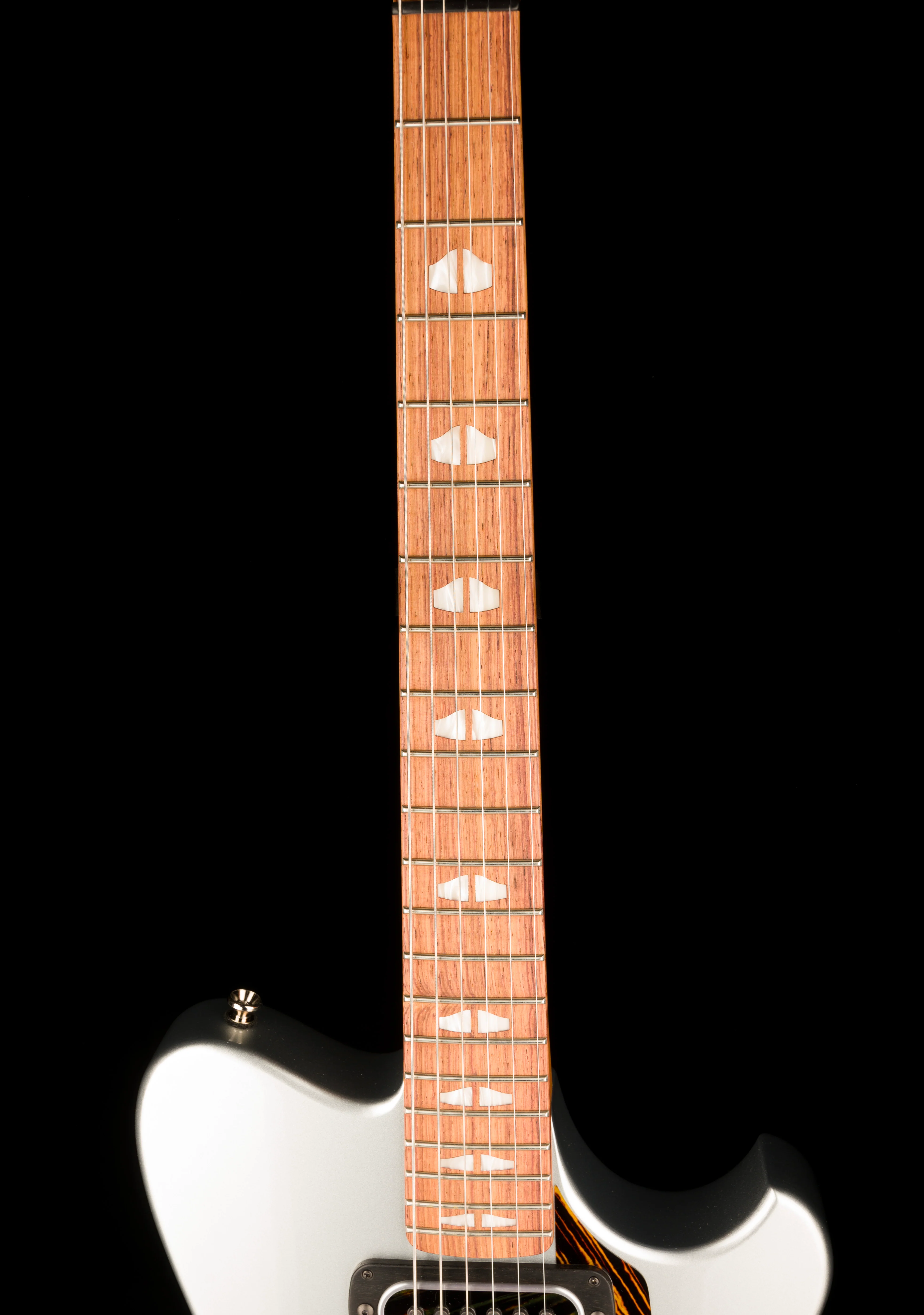 Powers Electric A Type Hardtail Dolomite Silver with Softshell Case - Image 11