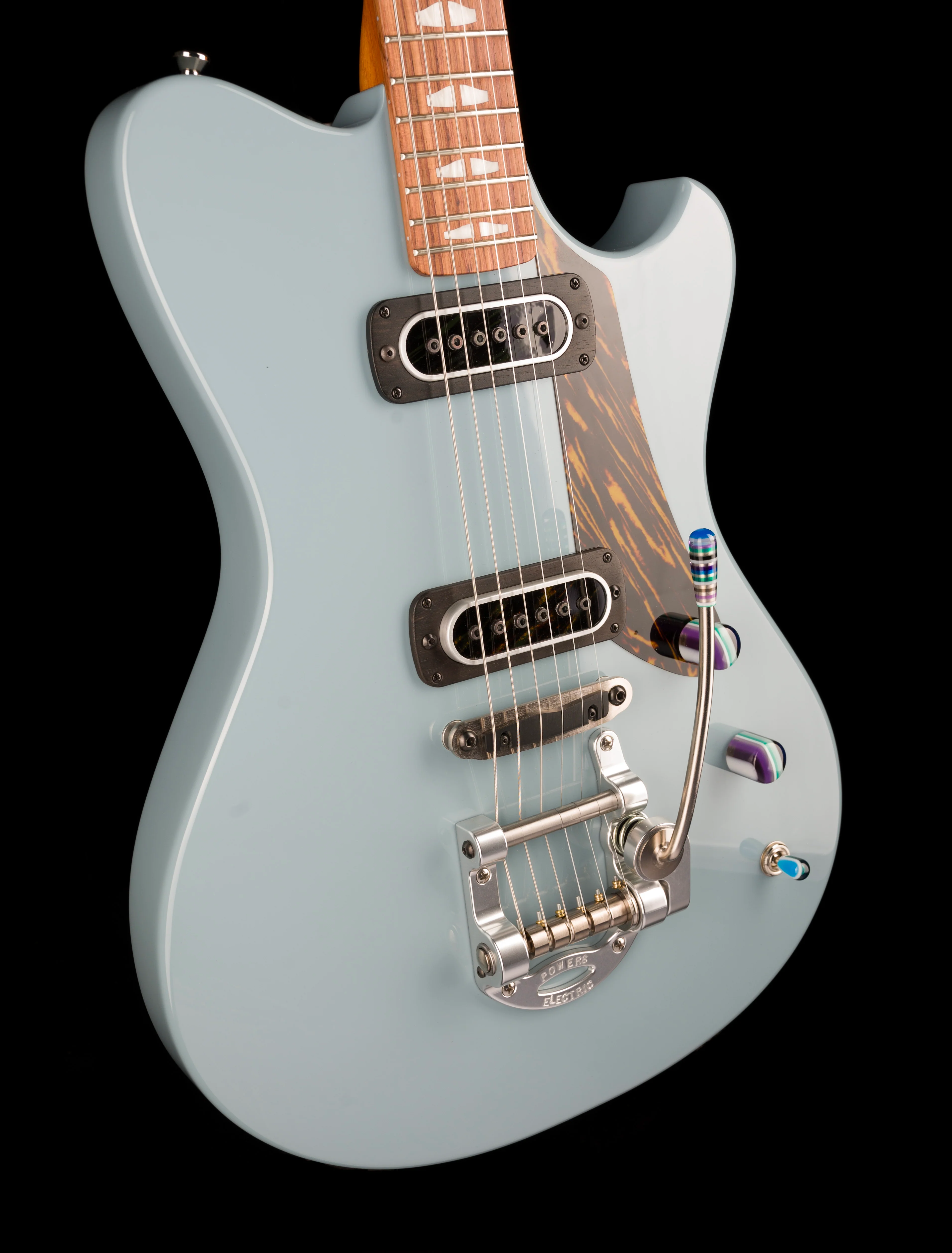 Powers Electric A-Type Meissen Blue With Softshell Case - Image 10