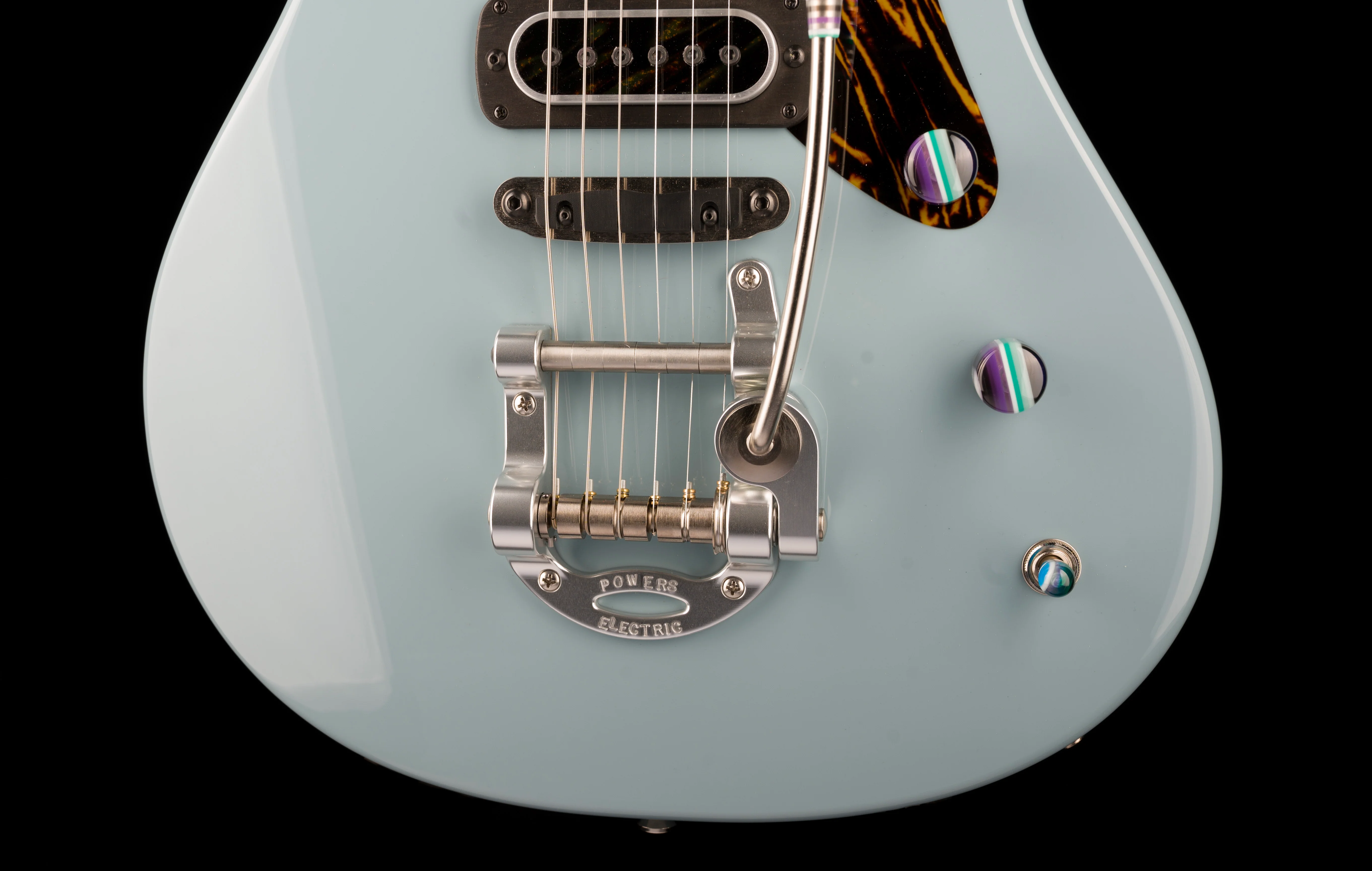 Powers Electric A-Type Meissen Blue With Softshell Case - Image 5