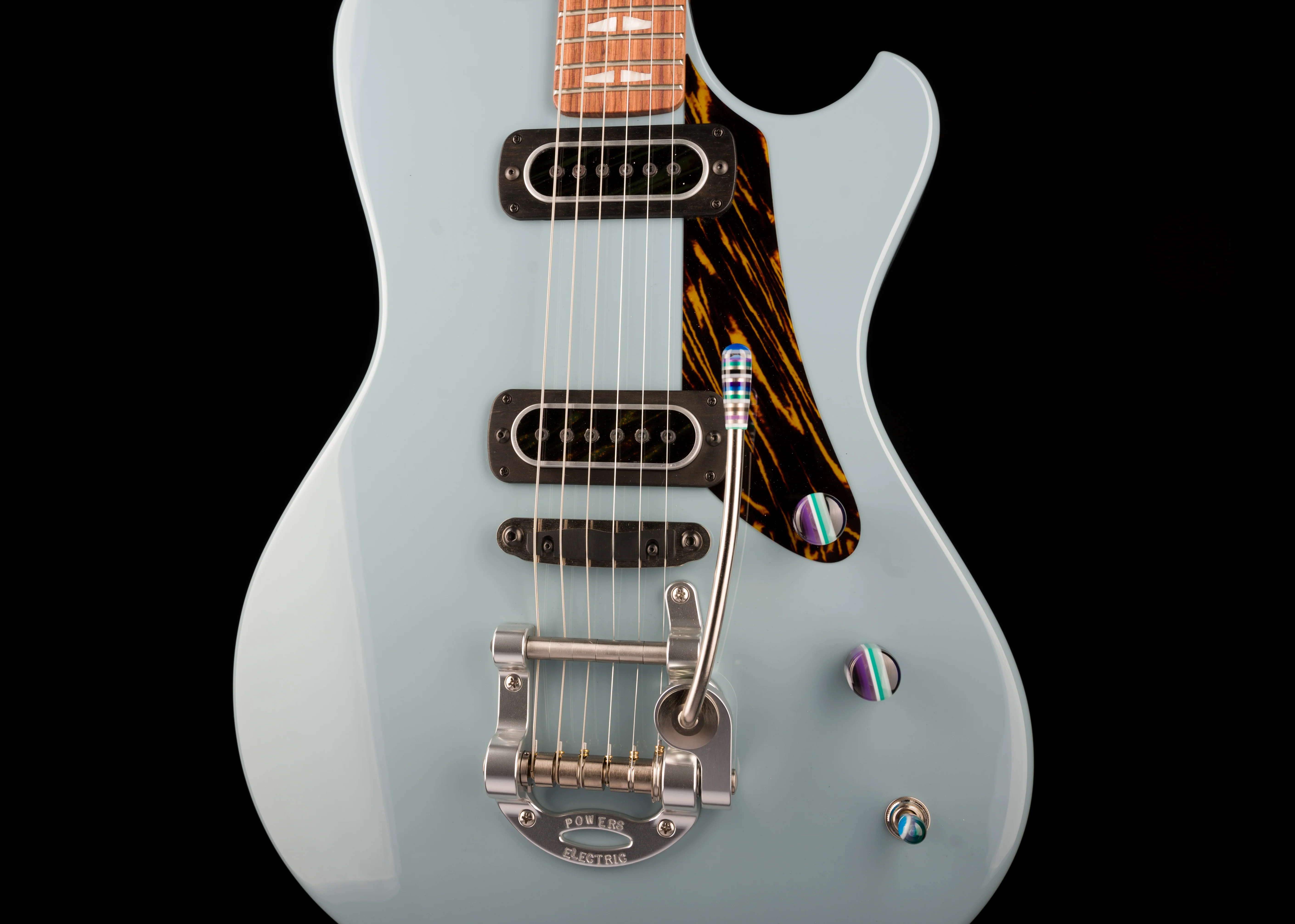Powers Electric A-Type Meissen Blue With Softshell Case - Image 6