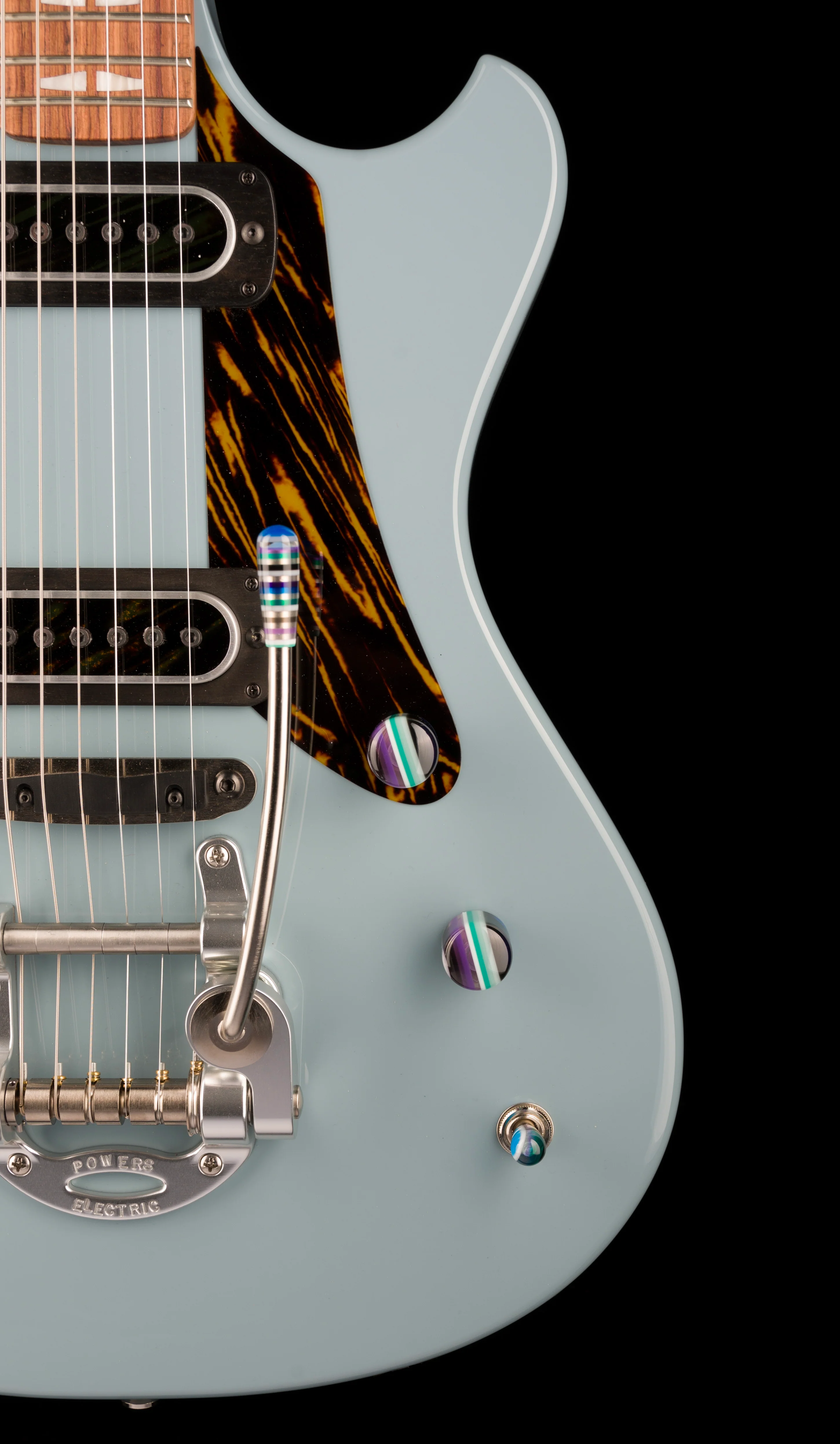 Powers Electric A-Type Meissen Blue With Softshell Case - Image 8