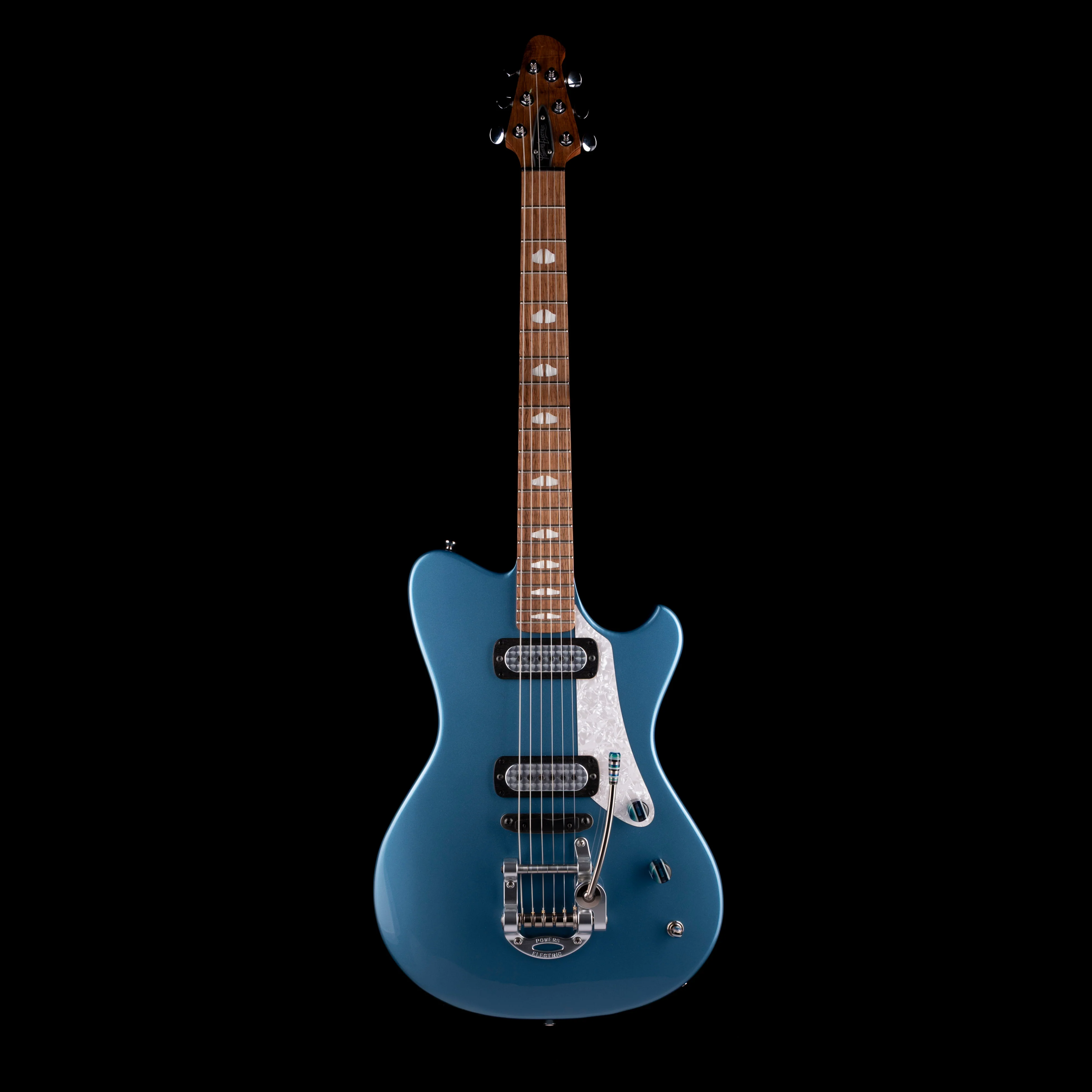 Powers Electric A-Type Pelham Blue with Softshell Case - Image 2