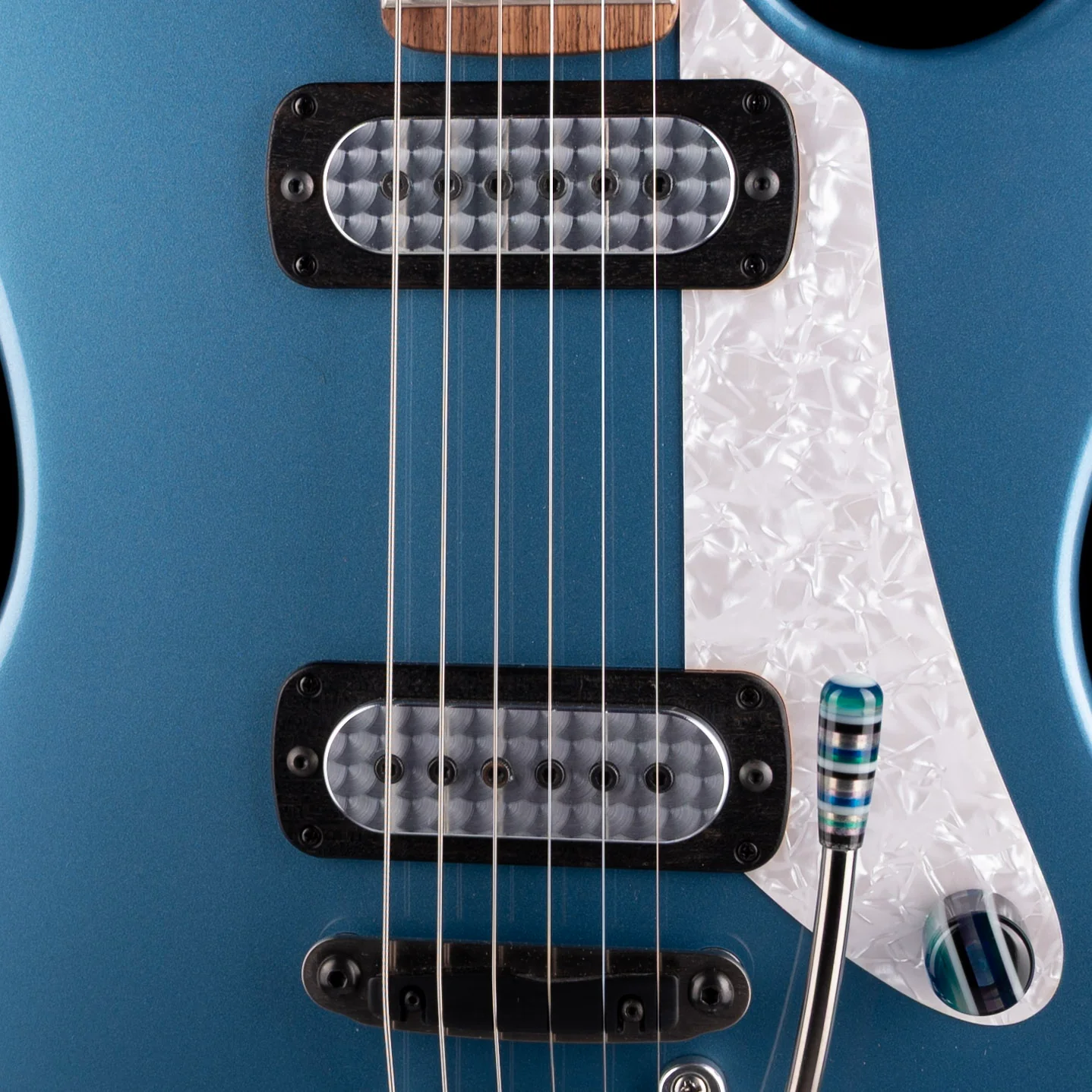 Powers Electric A-Type Pelham Blue with Softshell Case - Image 4