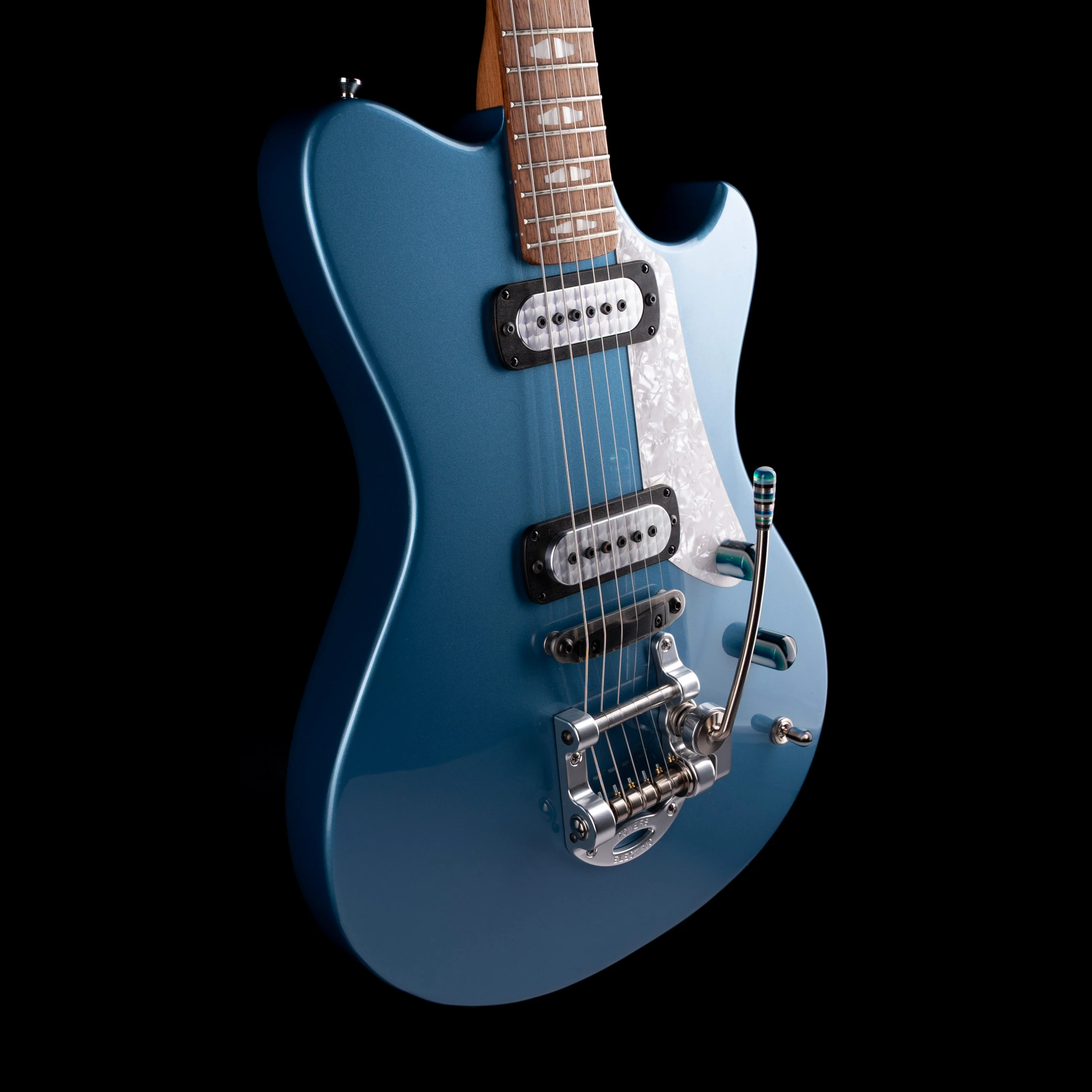 Powers Electric A-Type Pelham Blue with Softshell Case - Image 6