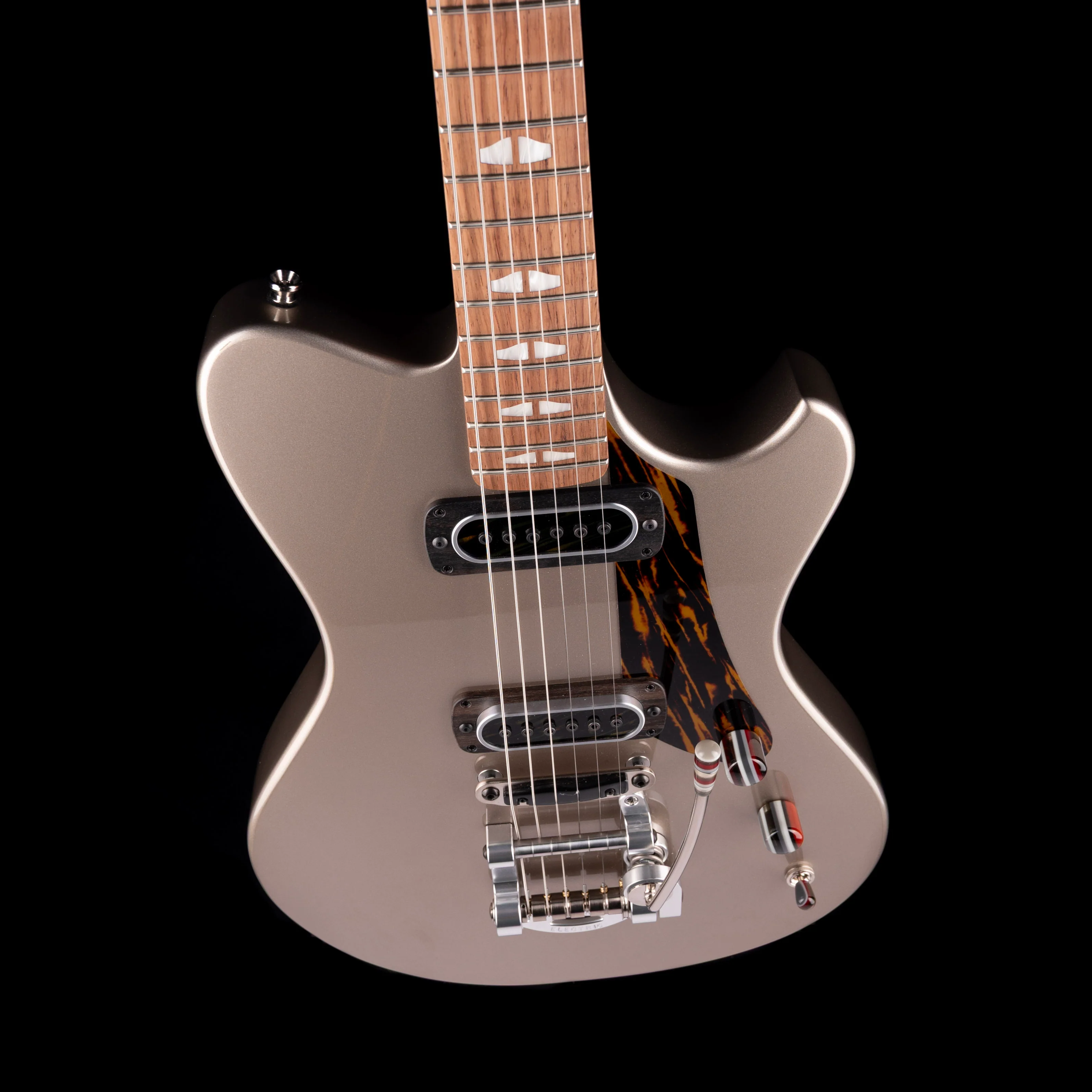 Powers Electric A-Type Platinum Metallic with Soft Case - Image 3