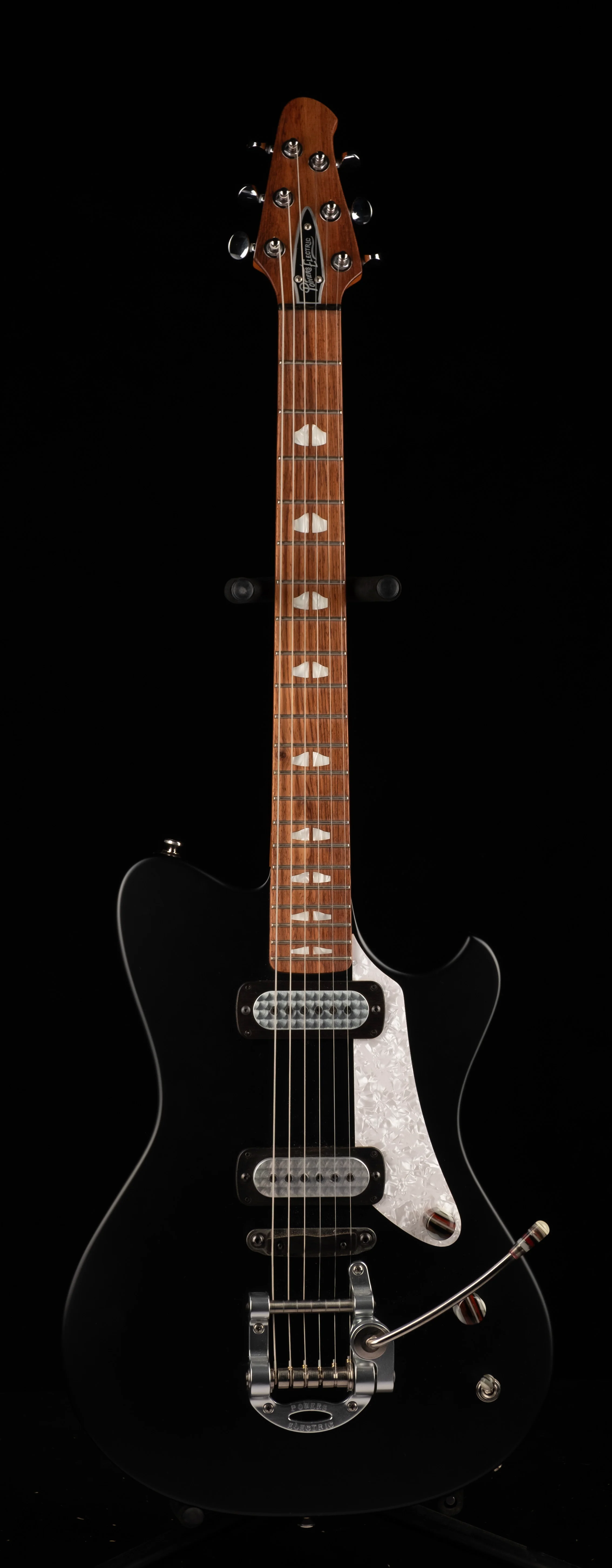 Powers Electric A-Type Satin Black with Softshell Case - Demo - Image 2