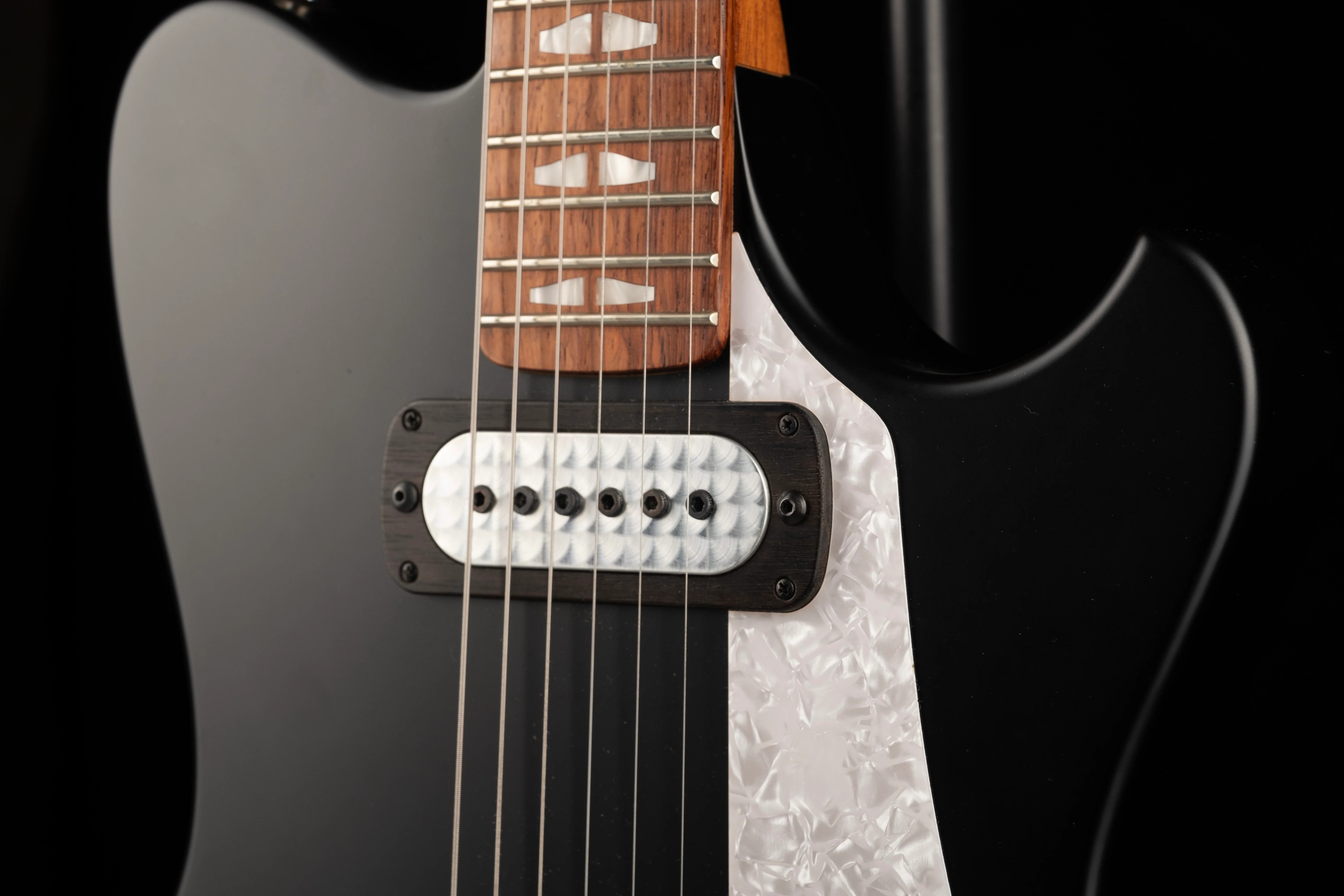 Powers Electric A-Type Satin Black with Softshell Case - Demo - Image 5