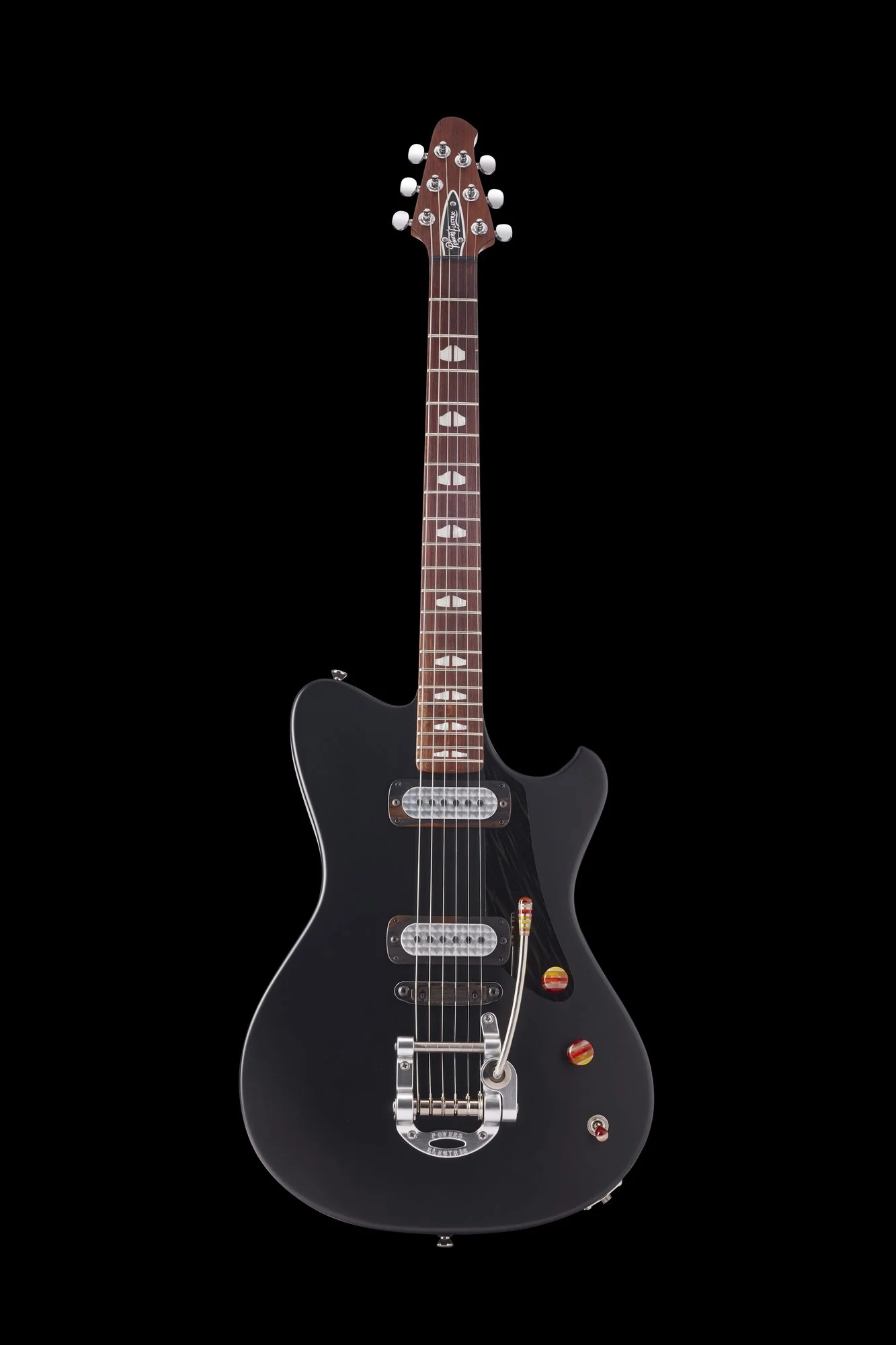 Powers Electric A-Type Satin Black With Softshell Case - Image 2