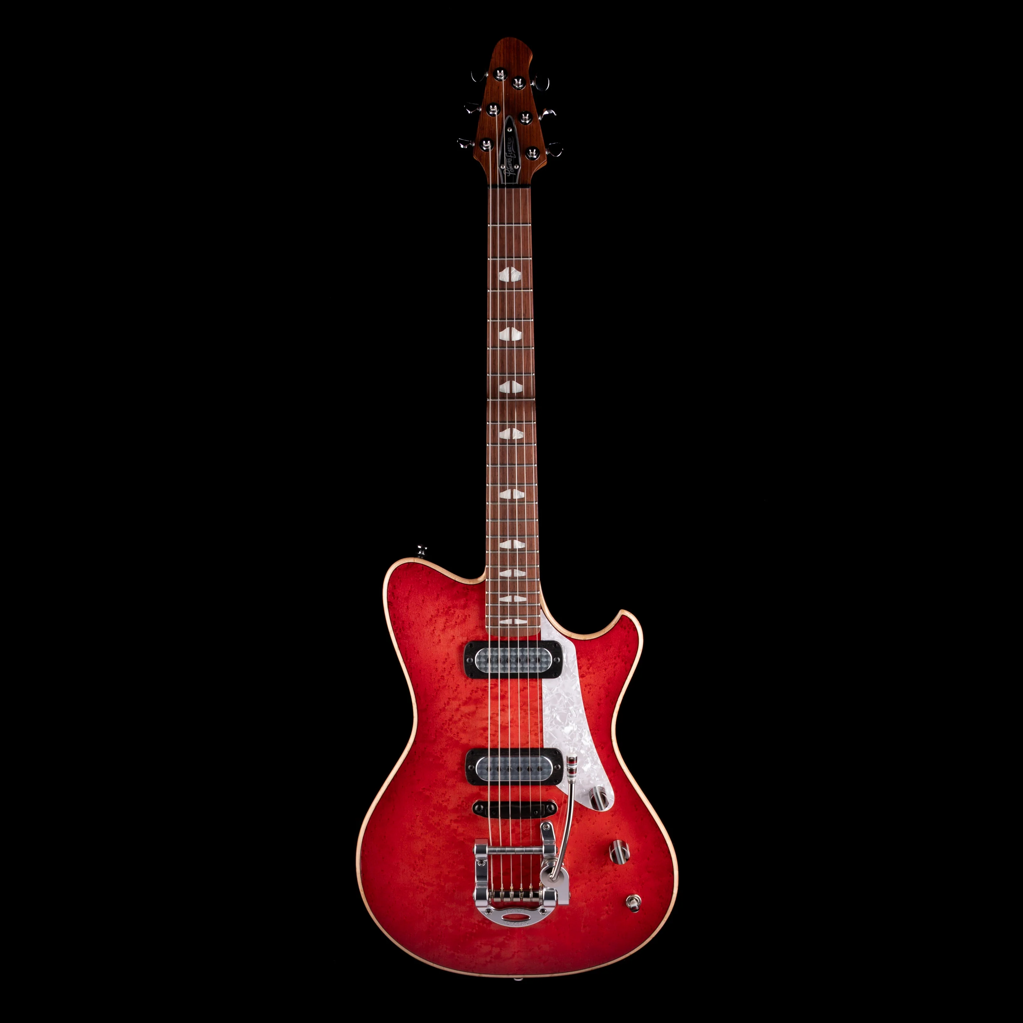 Powers Electric A-Type Select Birdseye Cosmo Red with Softshell Case - Image 2