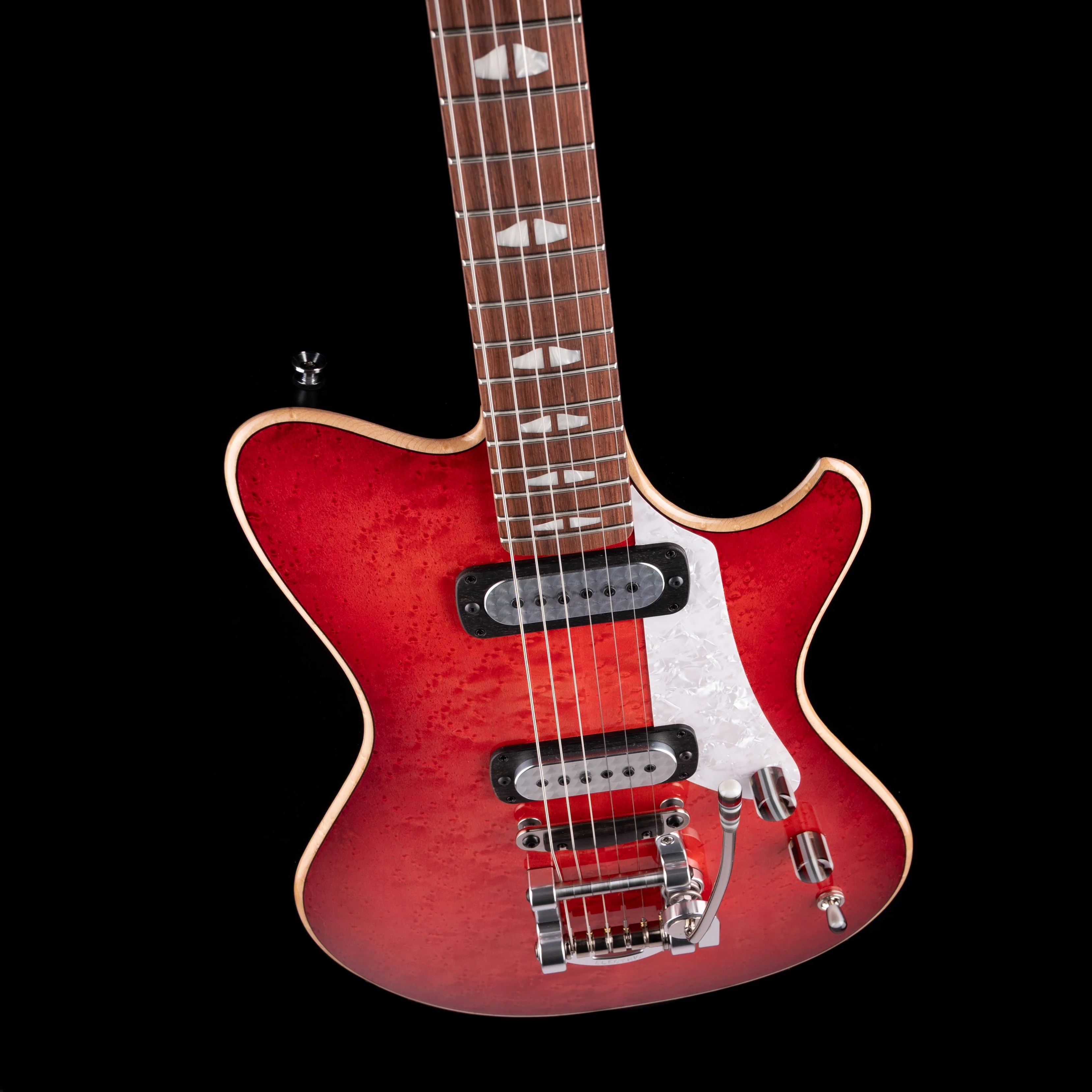 Powers Electric A-Type Select Birdseye Cosmo Red with Softshell Case - Image 3