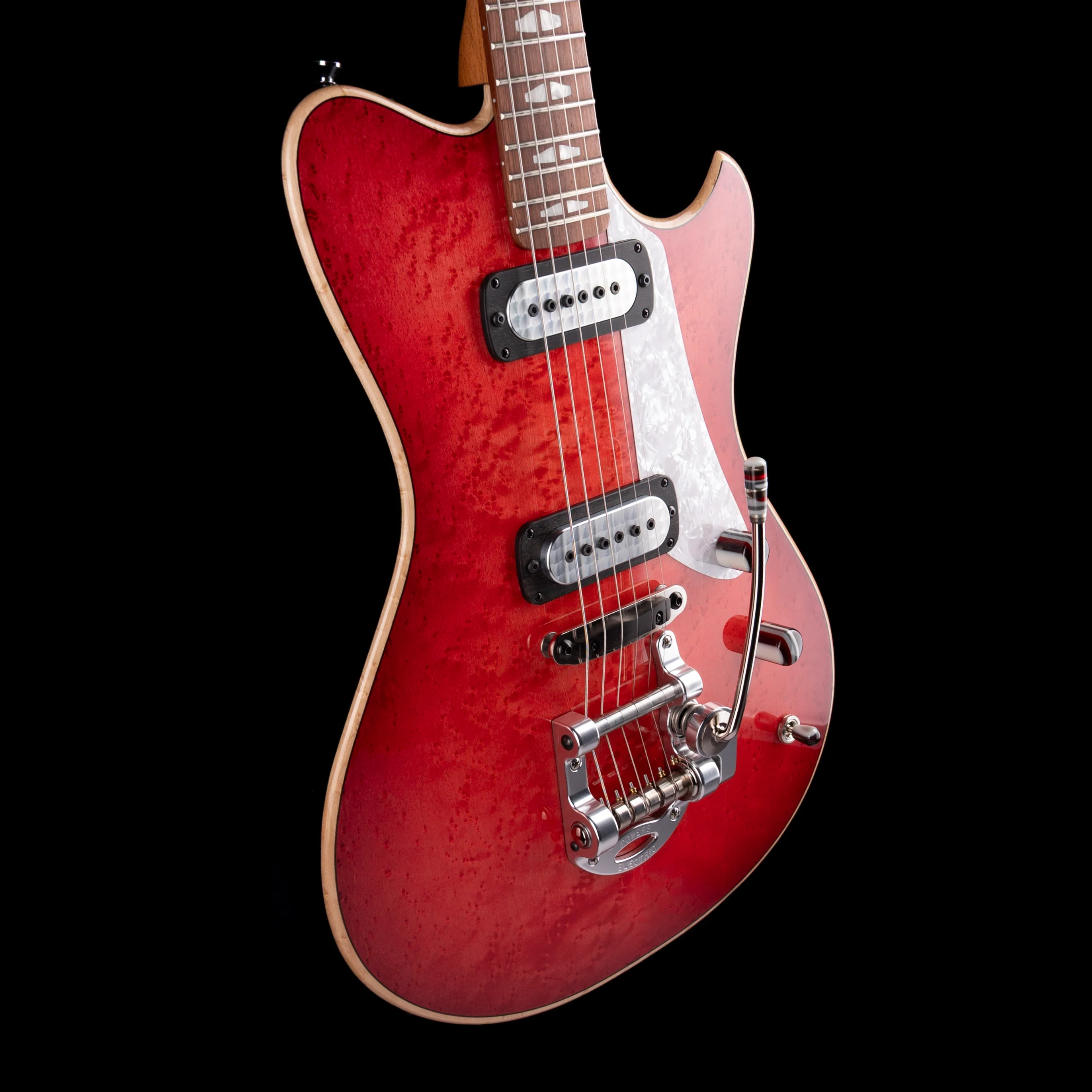 Powers Electric A-Type Select Birdseye Cosmo Red with Softshell Case - Image 6
