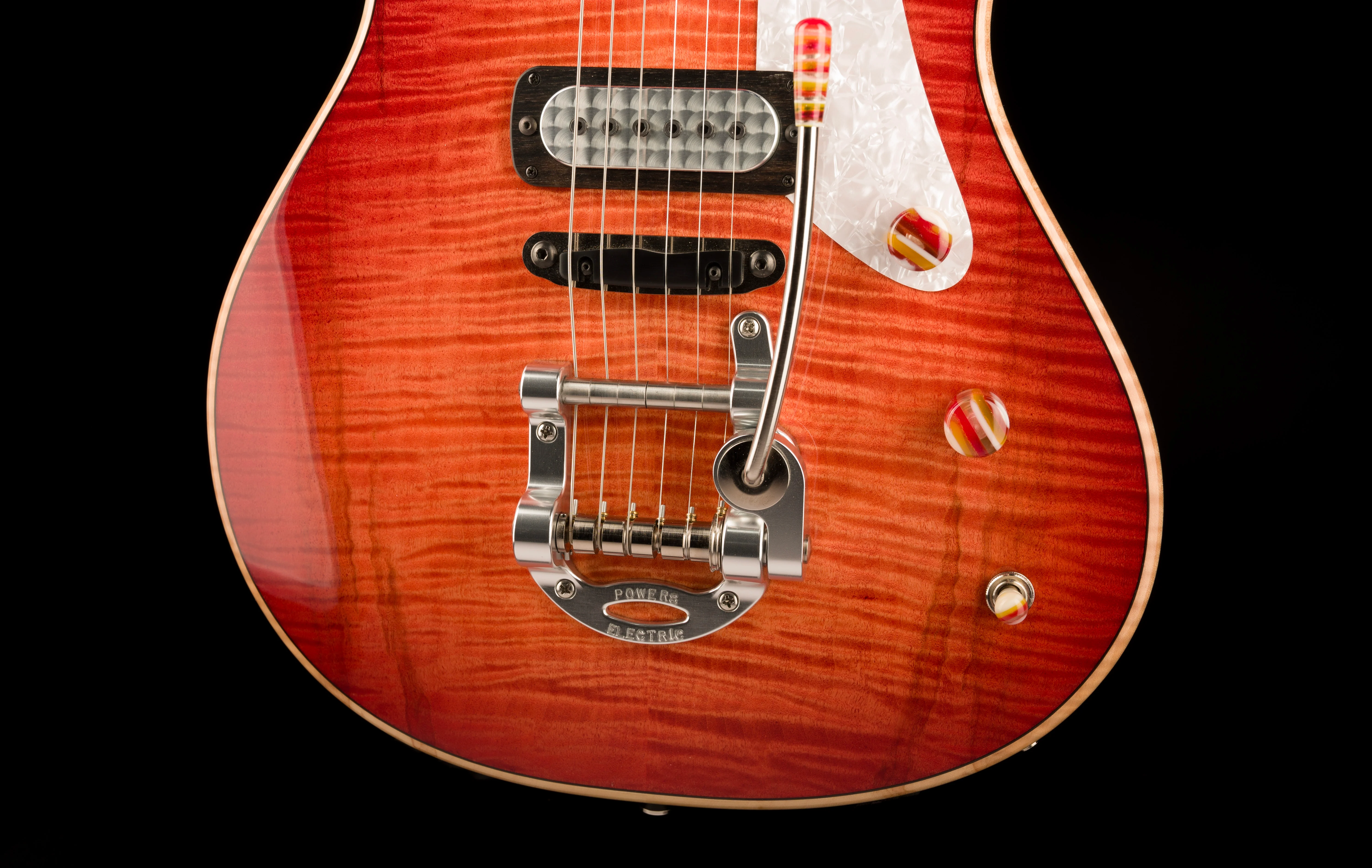 Powers Electric A-Type Select Cosmo Orange With Softshell Case - Image 5